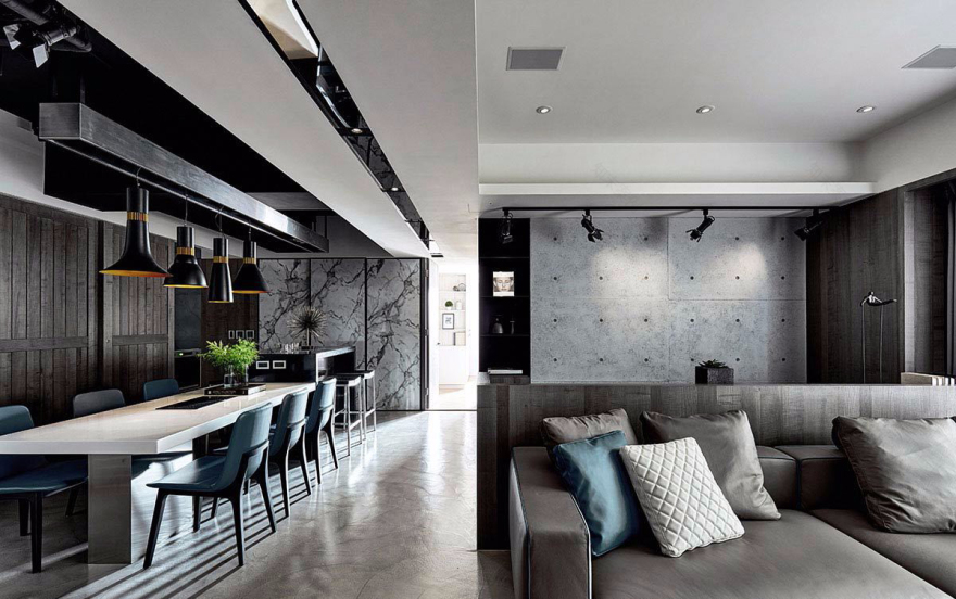 形态——LOFT风格住宅 沐丝室内装修设计-0