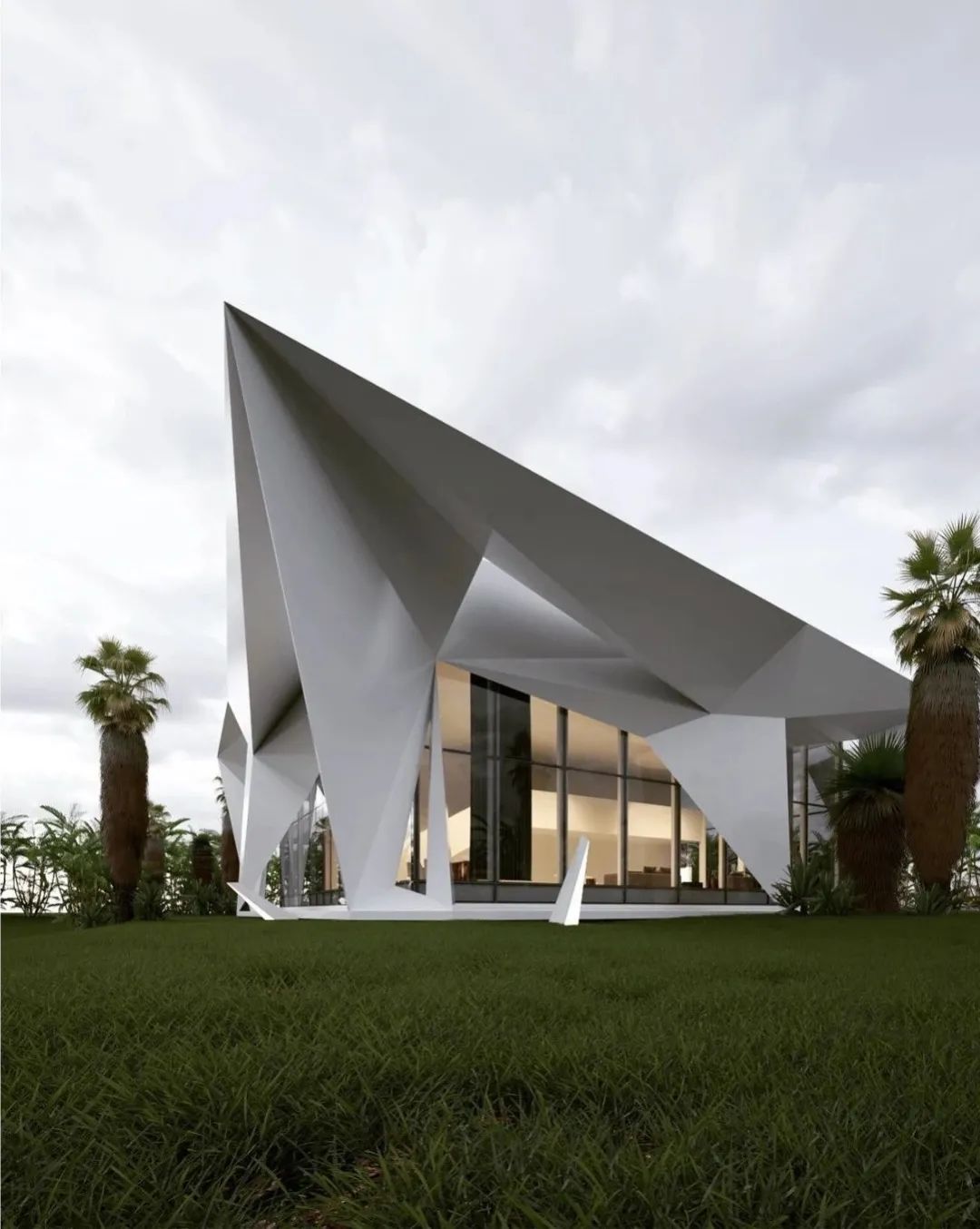 未来主义建筑的奢华幻想丨Roman Vlasov-40