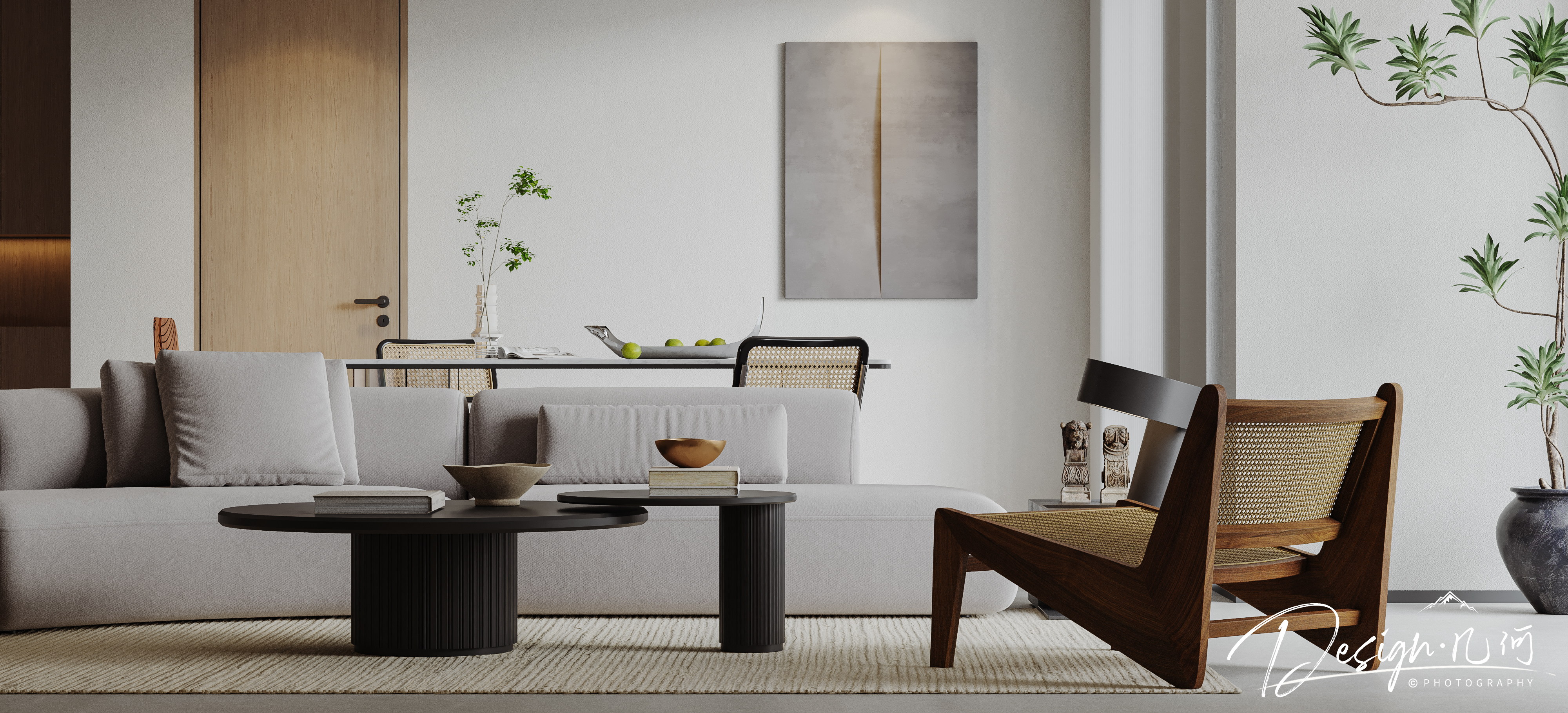 几何空间视觉表现 | 壹号府邸侘寂风-6