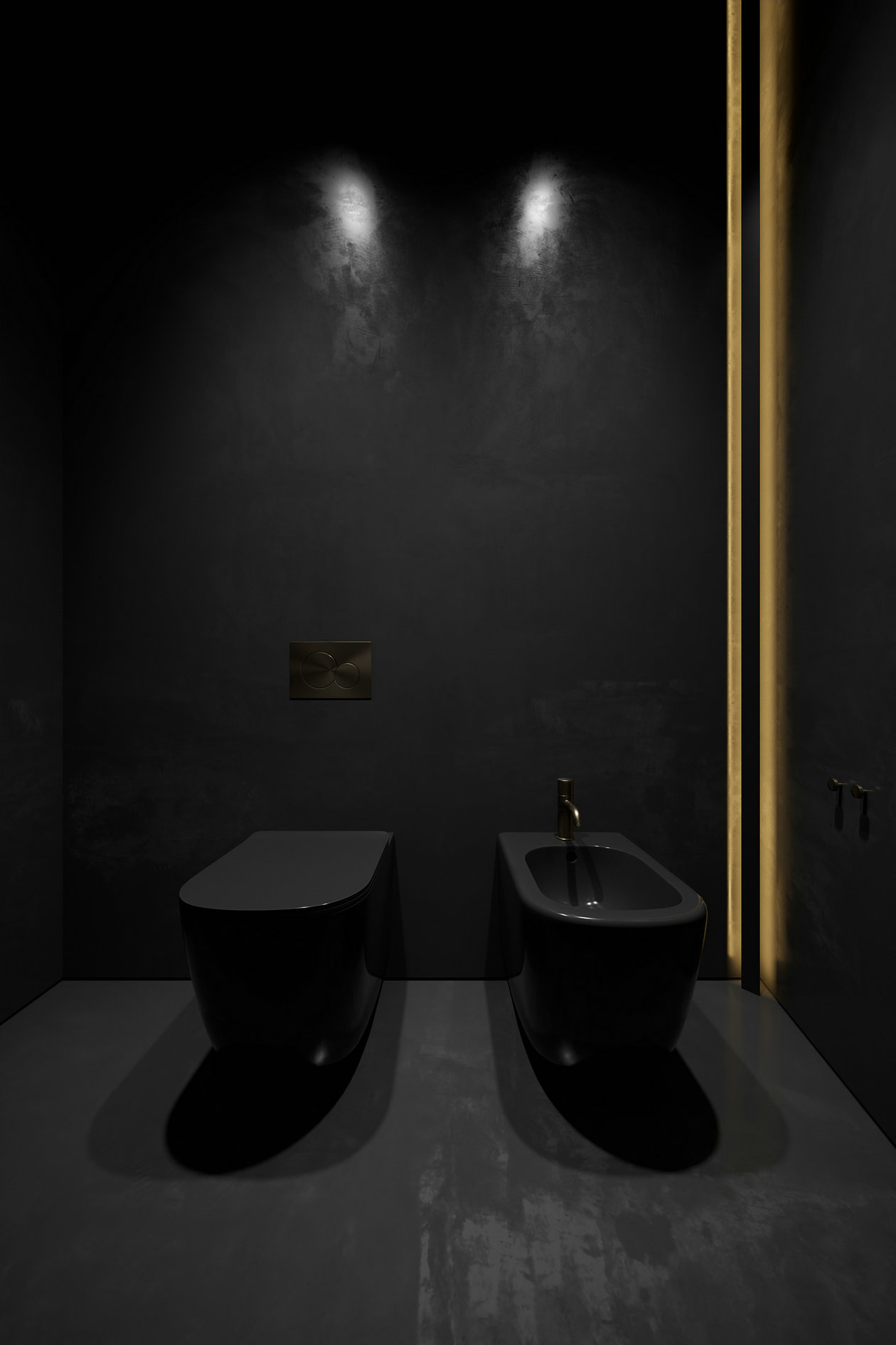 86㎡黑色系住宅设计-13