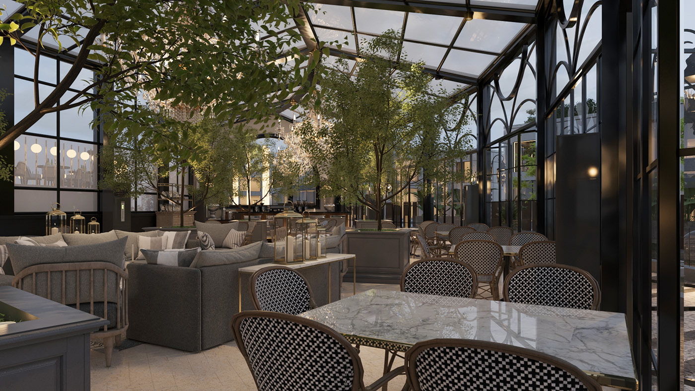 乐卡菲餐厅丨NINETR DESIGN HOUSE-16