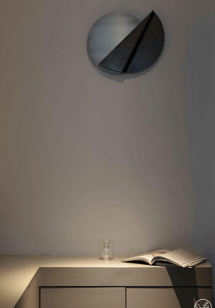 清羽设计丨平层丨粉色楼梯紫色墙壁酷炫星球-57