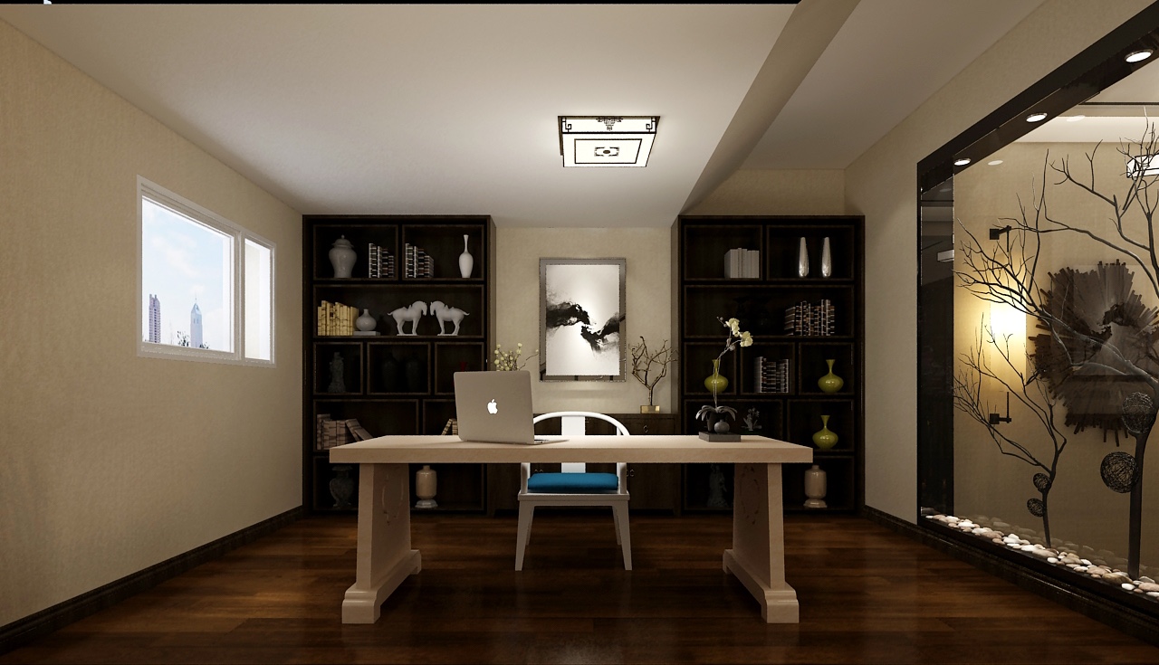 新东方天地240平新中式阁楼-12