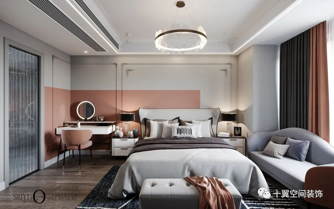 十翼空间浪漫轻奢法式设计丨中国大连丨十翼空间装饰-33
