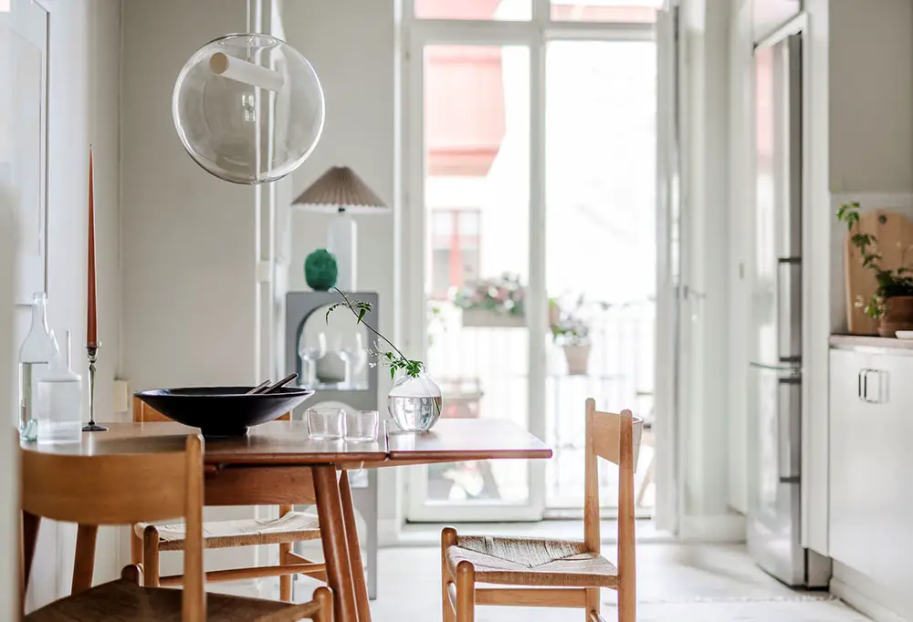 瑞典哥德堡优雅日式北欧风公寓设计-13