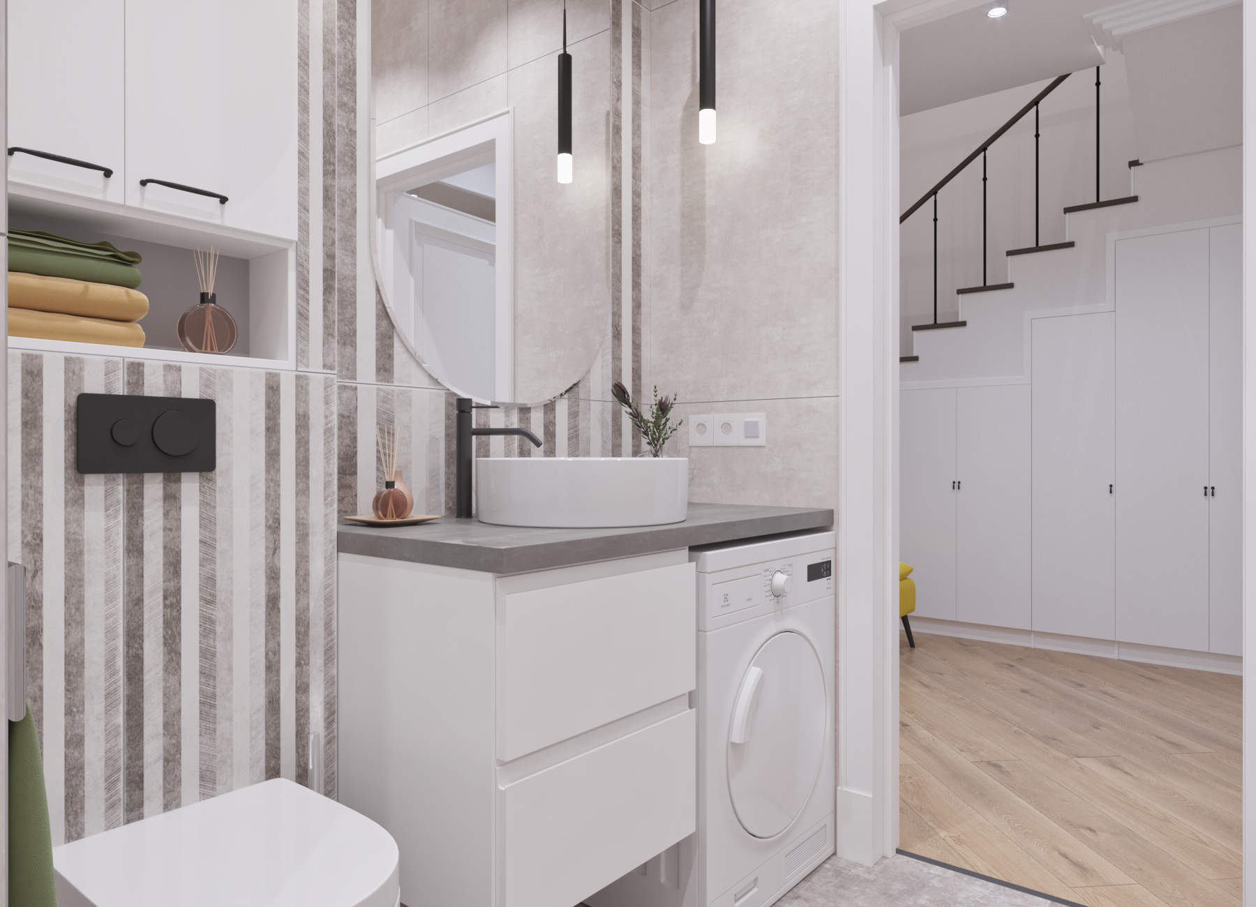 Design apartment with attic 100m2. Tashkent-15