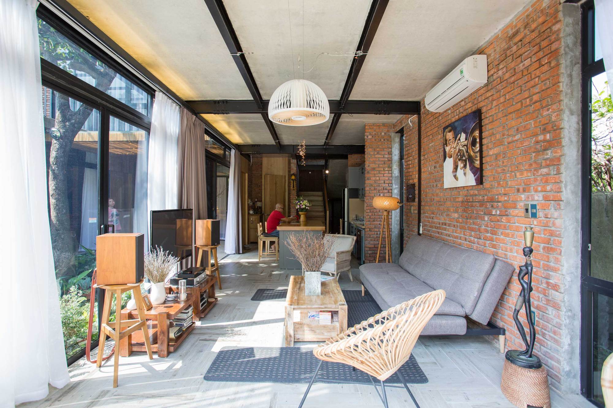 山间双户共享家园·Sơn Trà半岛自然美景中的简约别墅设计-22