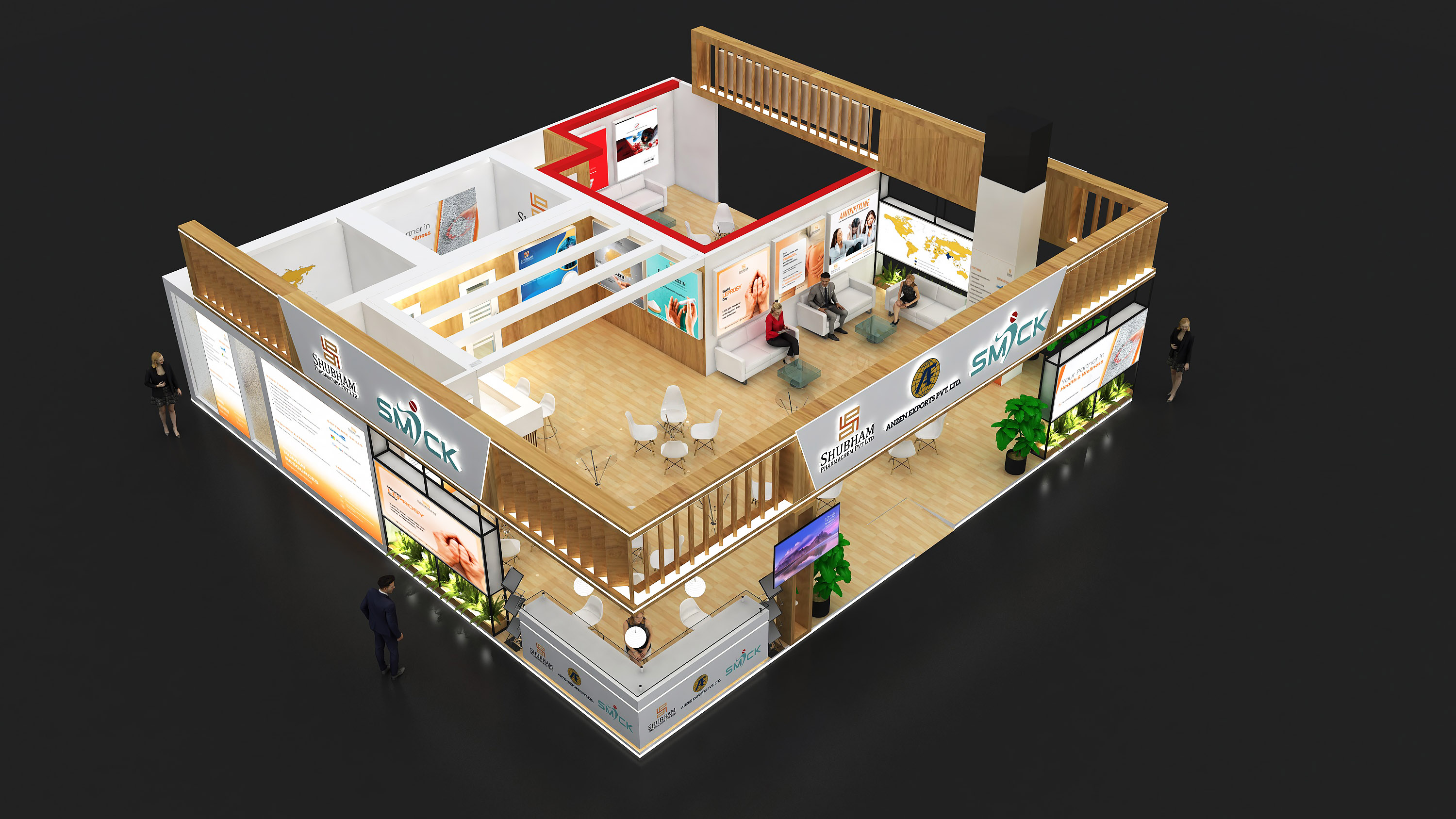 SHUBHAM 12X12M STALL DESIGGN IN MUMBAI-9