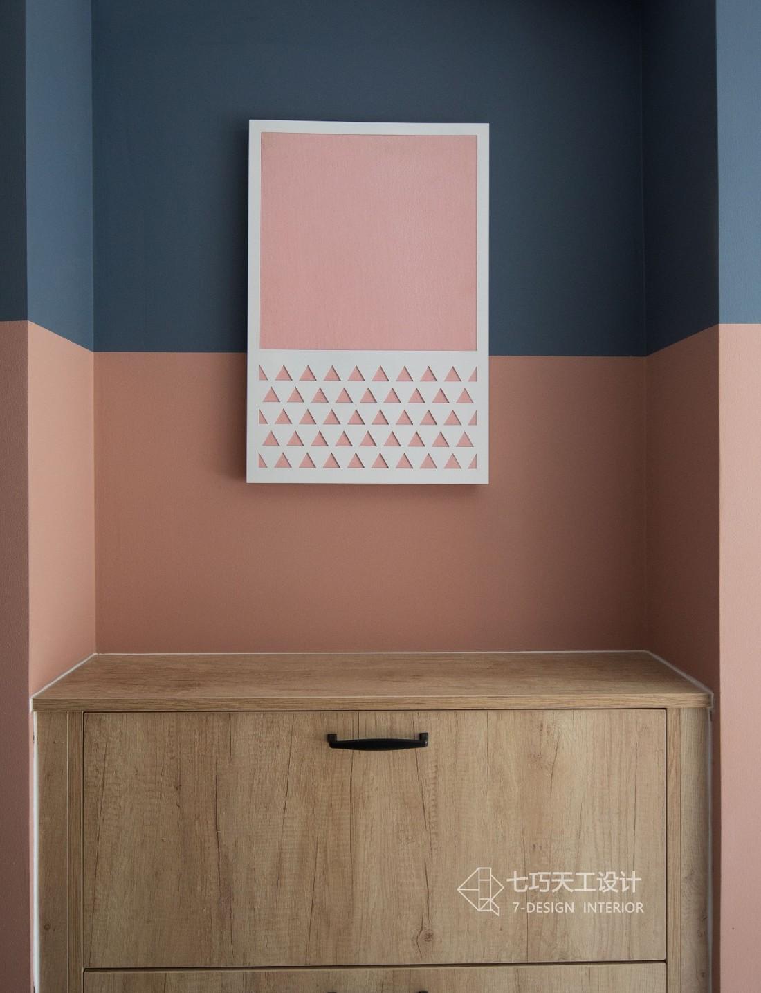 郑昊鸿打造老房翻新示范,粉蓝配色让空间焕新春-39