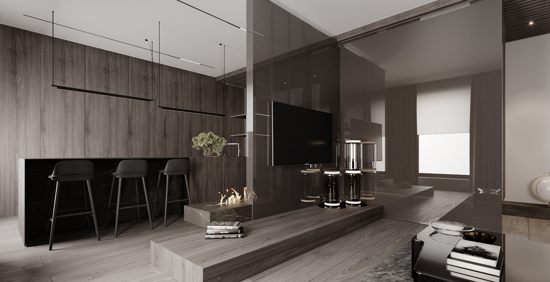 115平 现代极简空间设计！-1