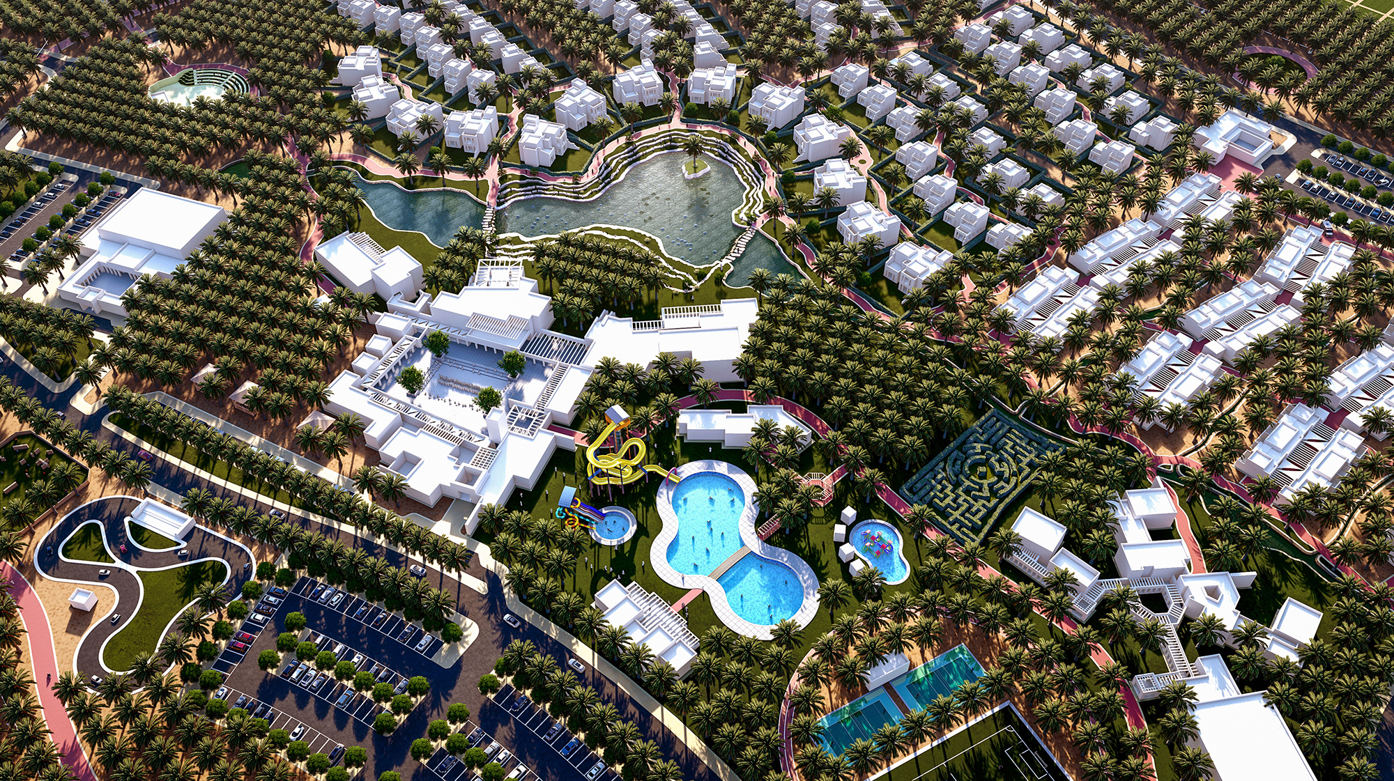 提布拉克绿洲度假村总体规划丨Adeem Consultants-25
