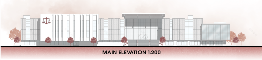 瓦迪·纳特伦法院大楼综合体丨开罗大学工程学院建筑系-23