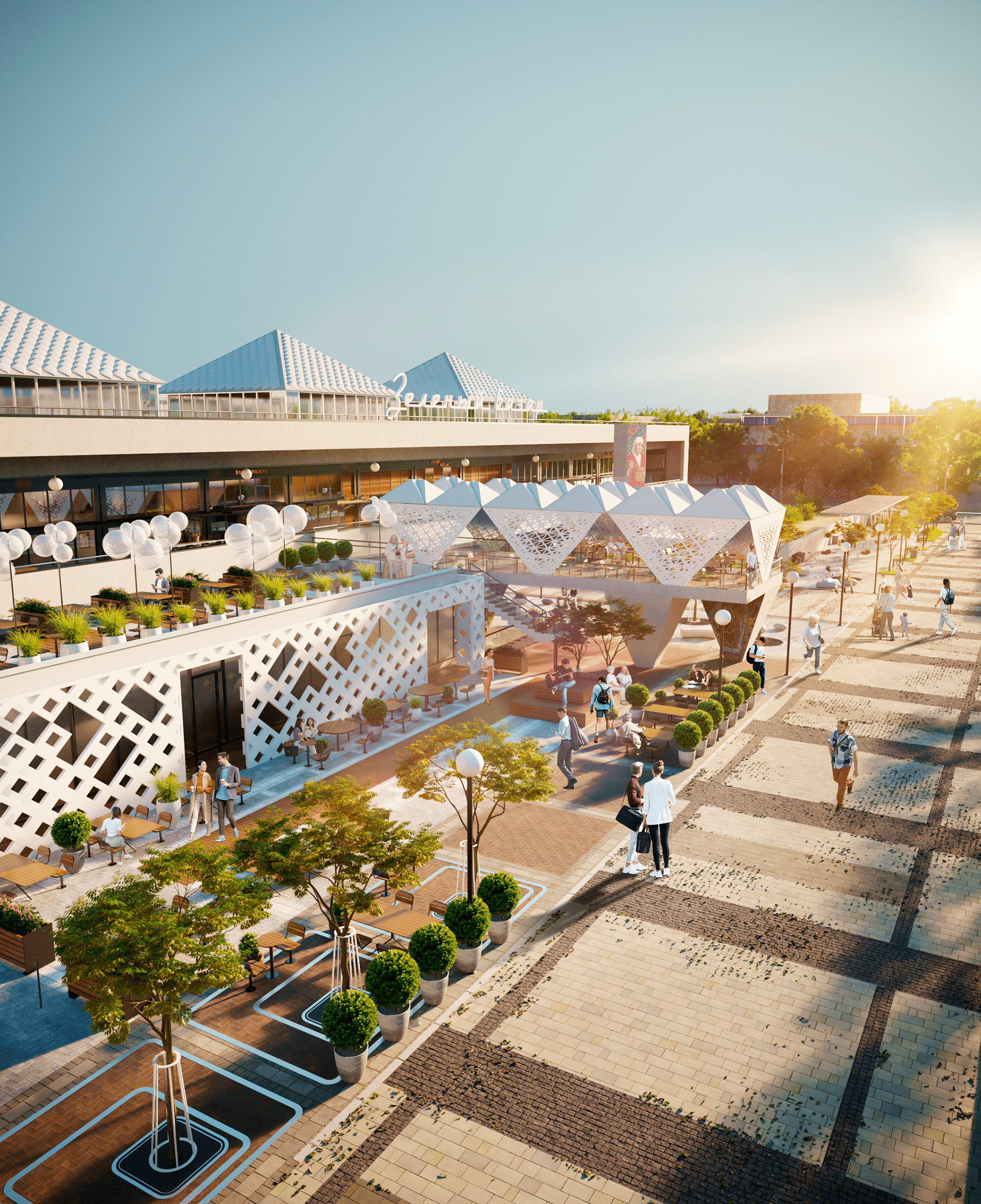 哈萨克斯坦阿拉木图绿色集市改造项目-6