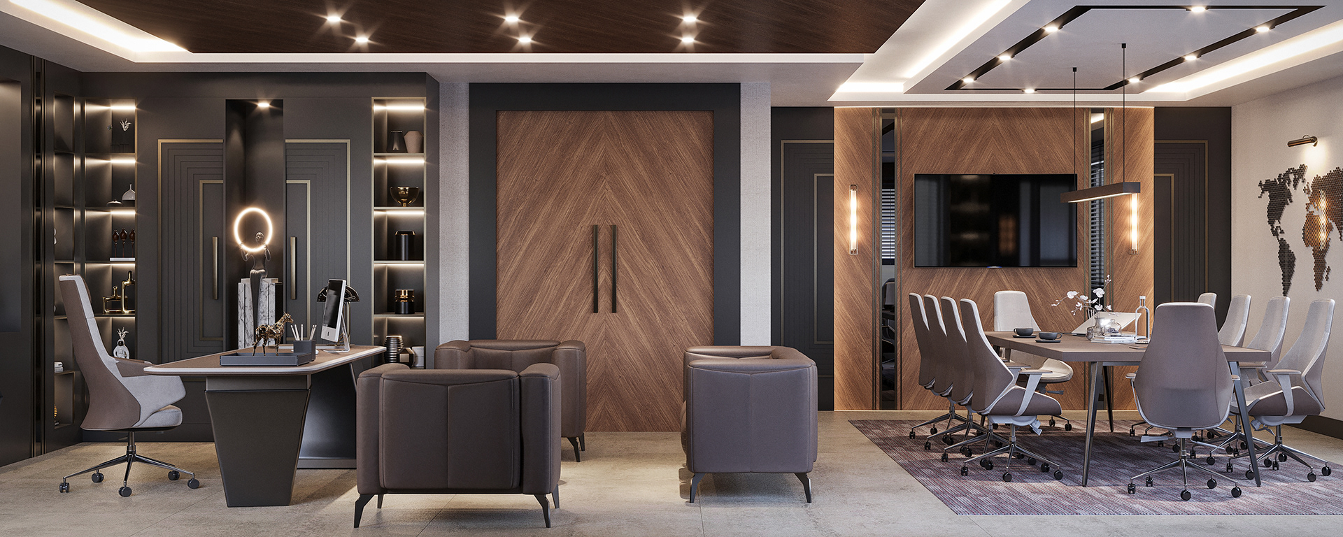 EXECUTIVE OFFICE 设计丨土耳其安卡拉丨Oğuz Bedirhan ÇALDIR-0