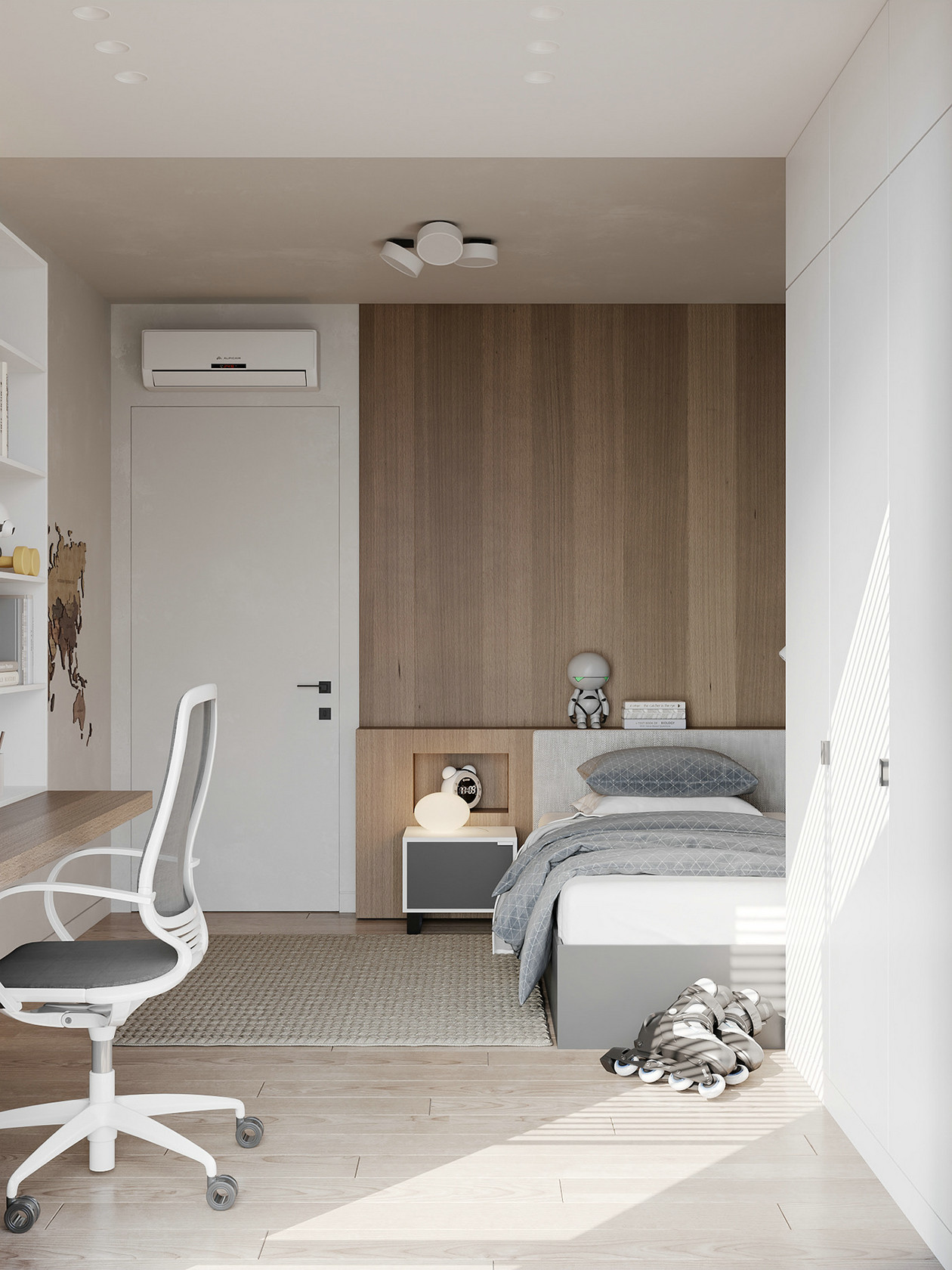 84㎡浅色系公寓设计-16