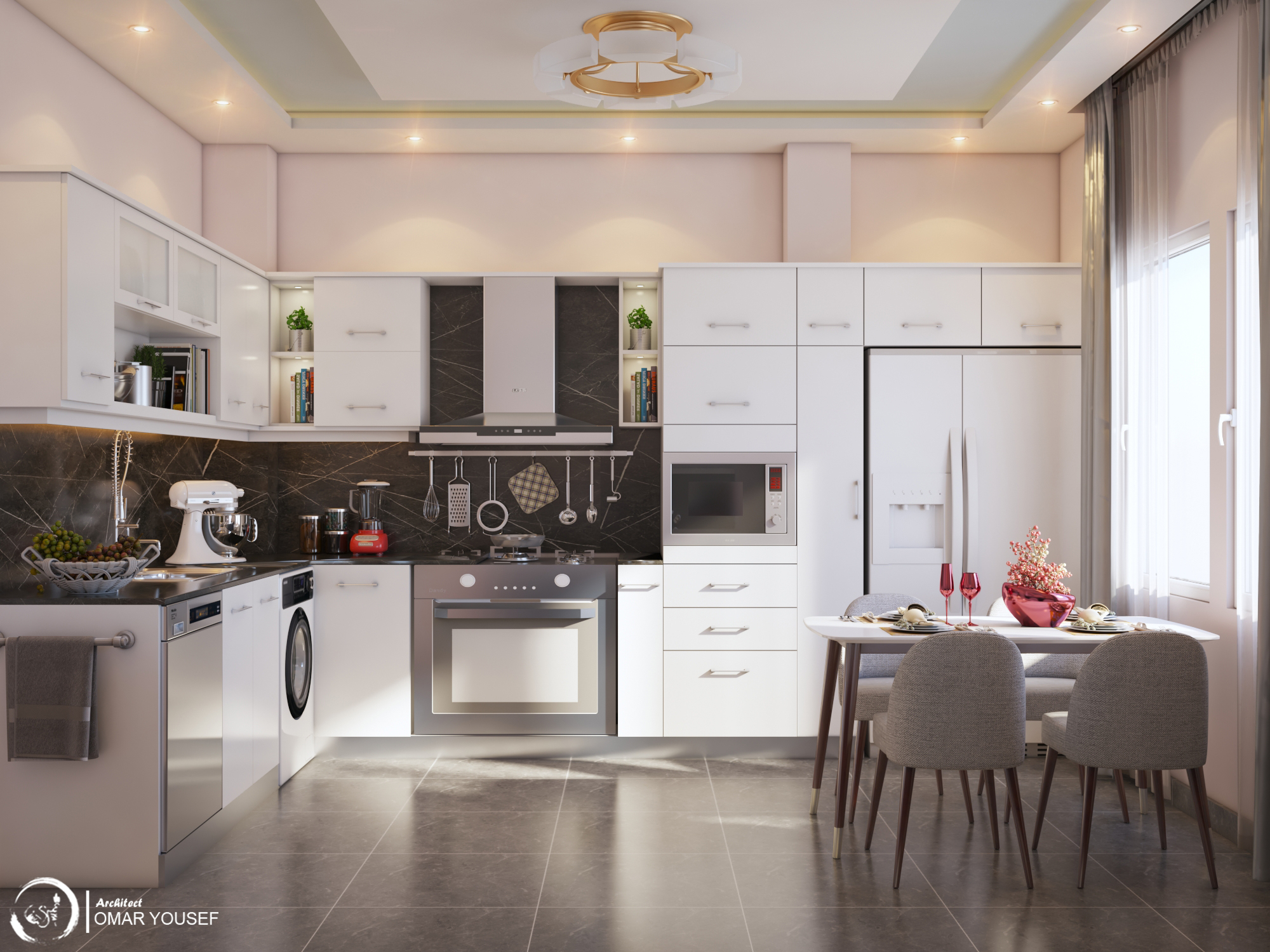 Rosy dream（客厅带厨房）-6