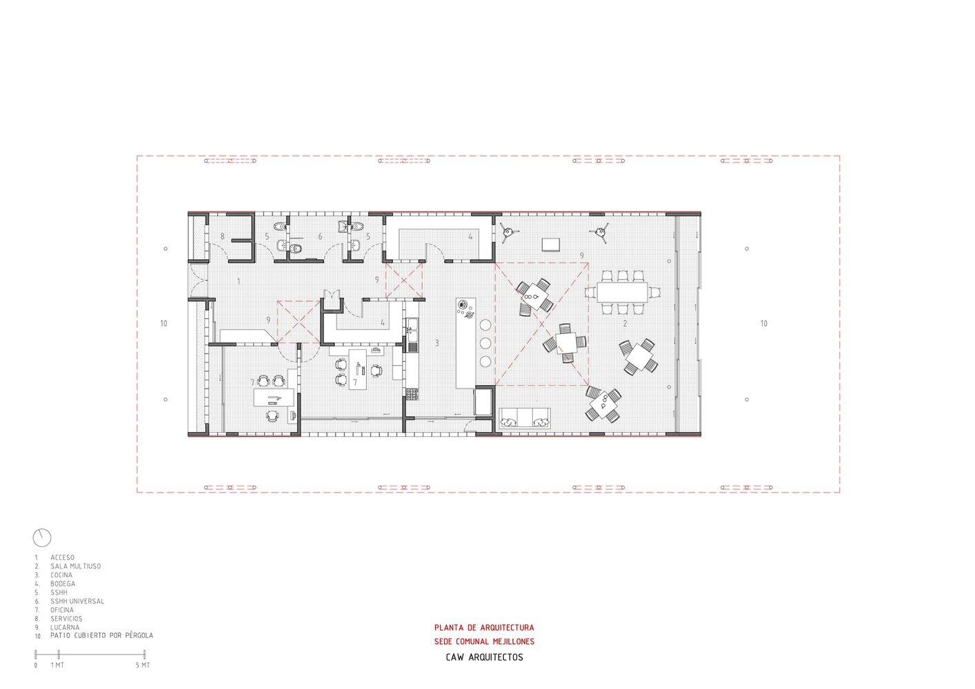 智利 Mejillones 社区总部丨CAW Arquitectos-17