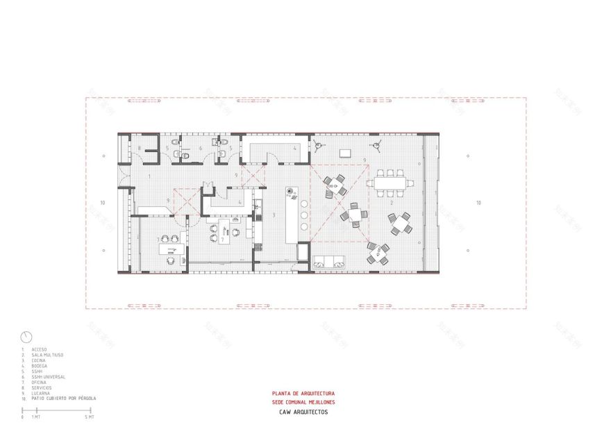 智利 Mejillones 社区总部丨CAW Arquitectos-17