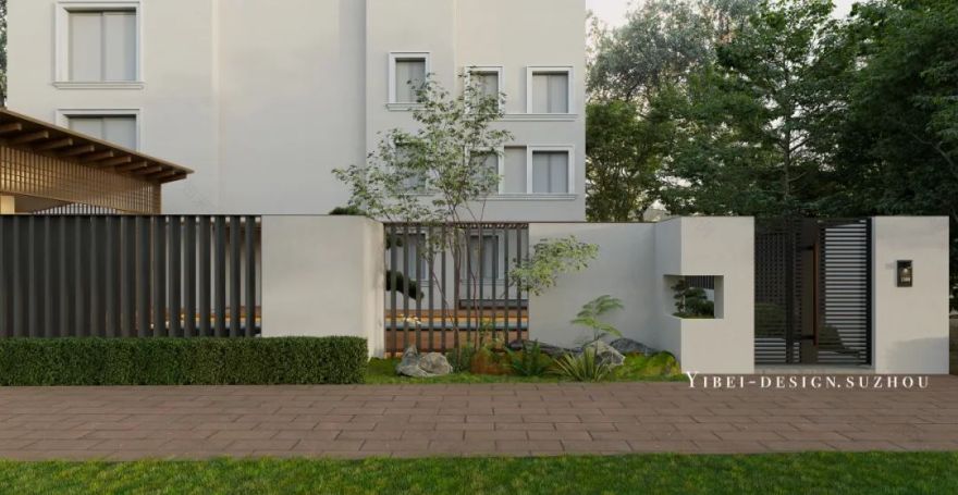 把自然装进家里,庭院设计丨中国苏州丨YIBEI DESIGN-17