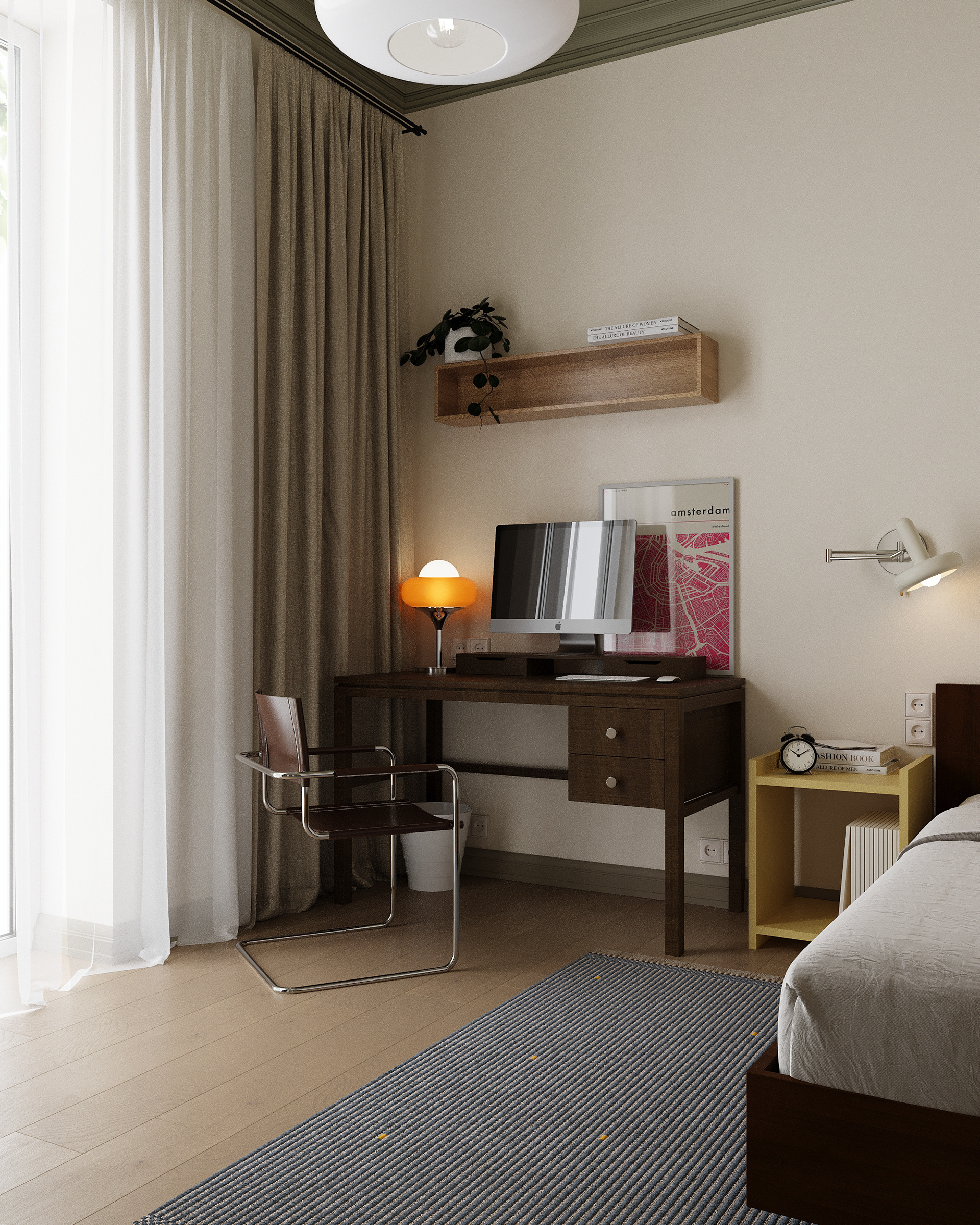 Unnatov（Юннатов）公寓设计项目丨俄罗斯莫斯科丨设计师萨沙·米哈伊洛娃-43