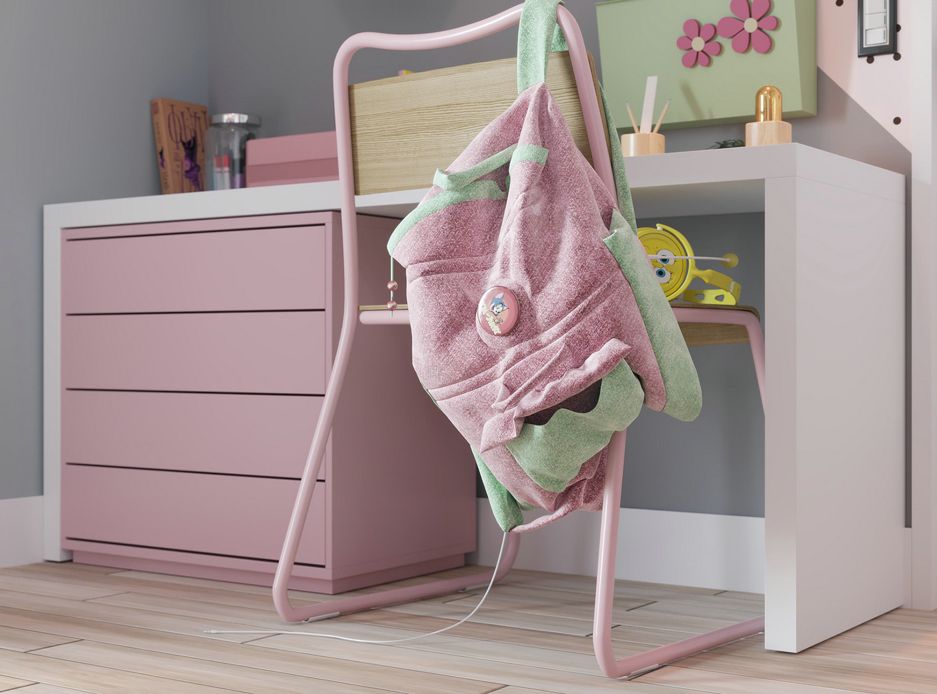 简约前卫现代风，清新美好空间-19