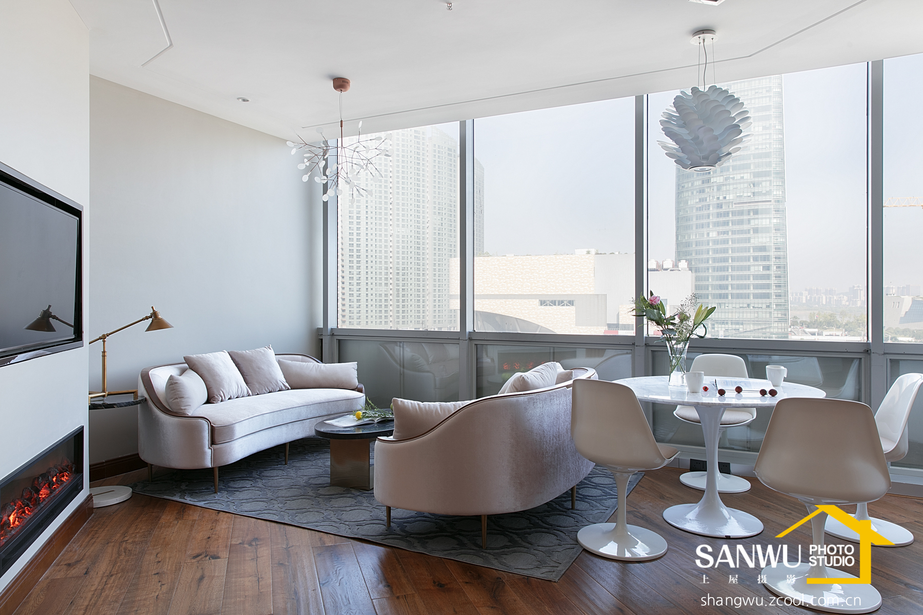 美颂上镜设计办公室 | 长沙北辰三角洲写字楼 400㎡现代创意空间-16