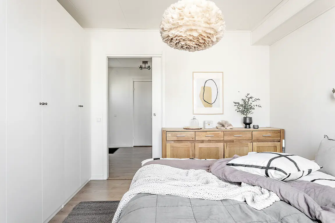 自然色彩的瑞典禅意公寓-13