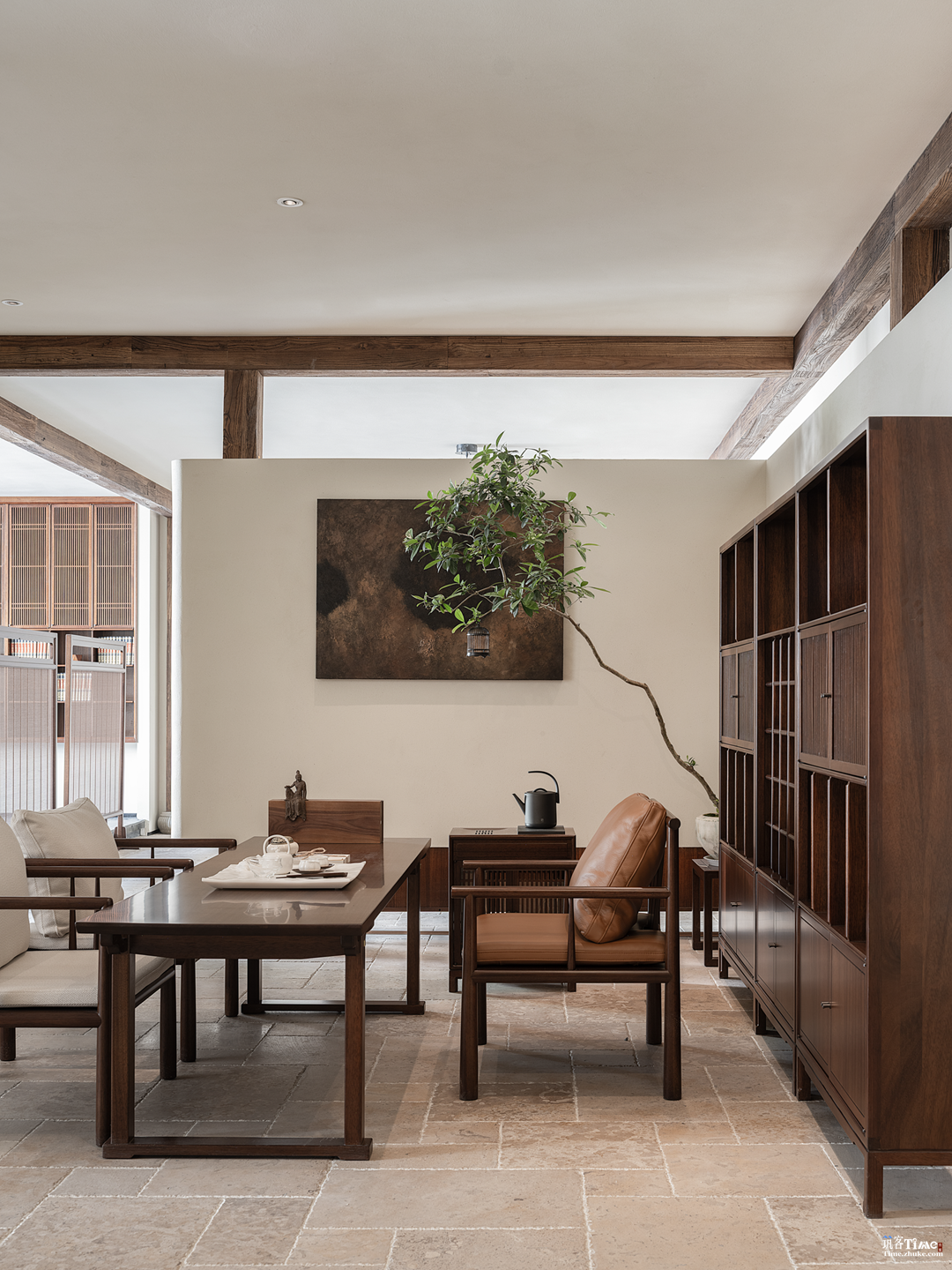 源木禅 茶 · 家具空间展厅丨中国西安丨子俞空间设计-32