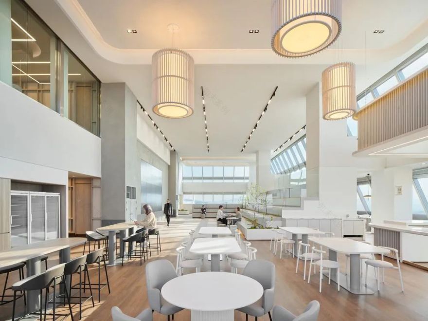 国外科技公司办公室|灵动流转的简约格调-13