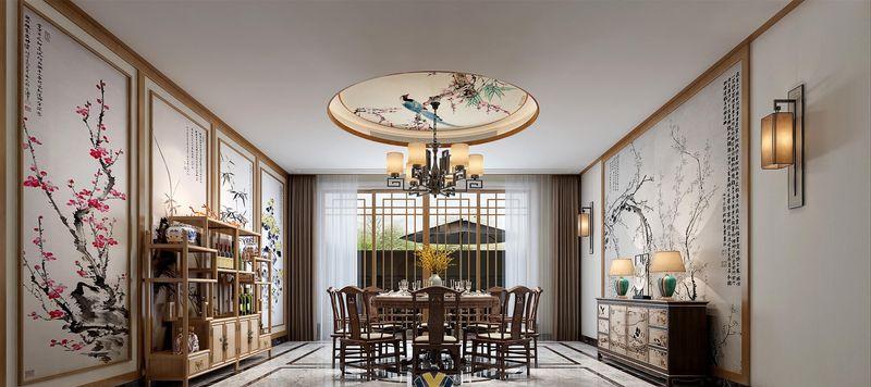 东莞高尔夫别墅新中式设计-10