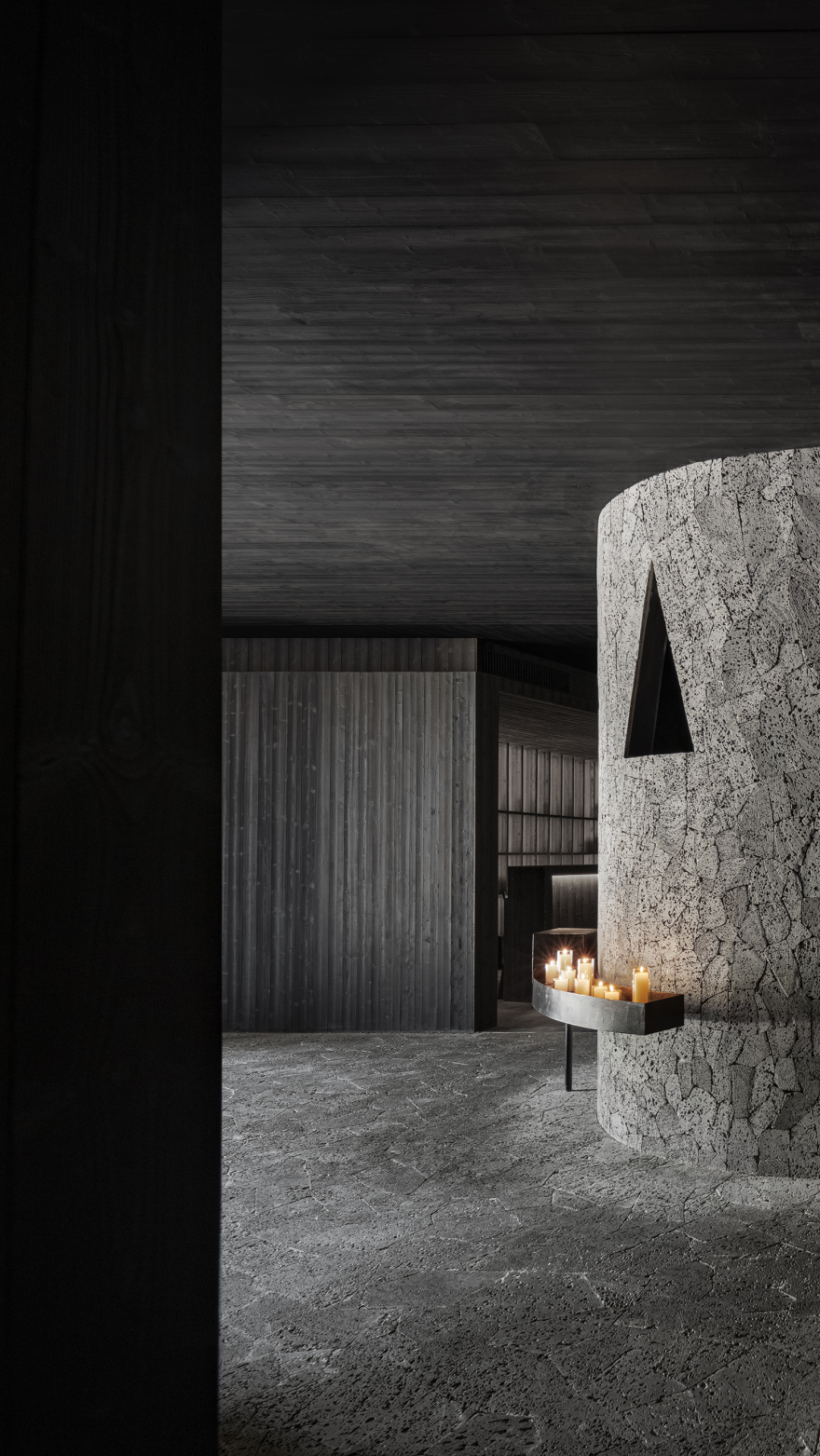 田间之上中国湘菜馆丨中国广州丨黑白木设计-103