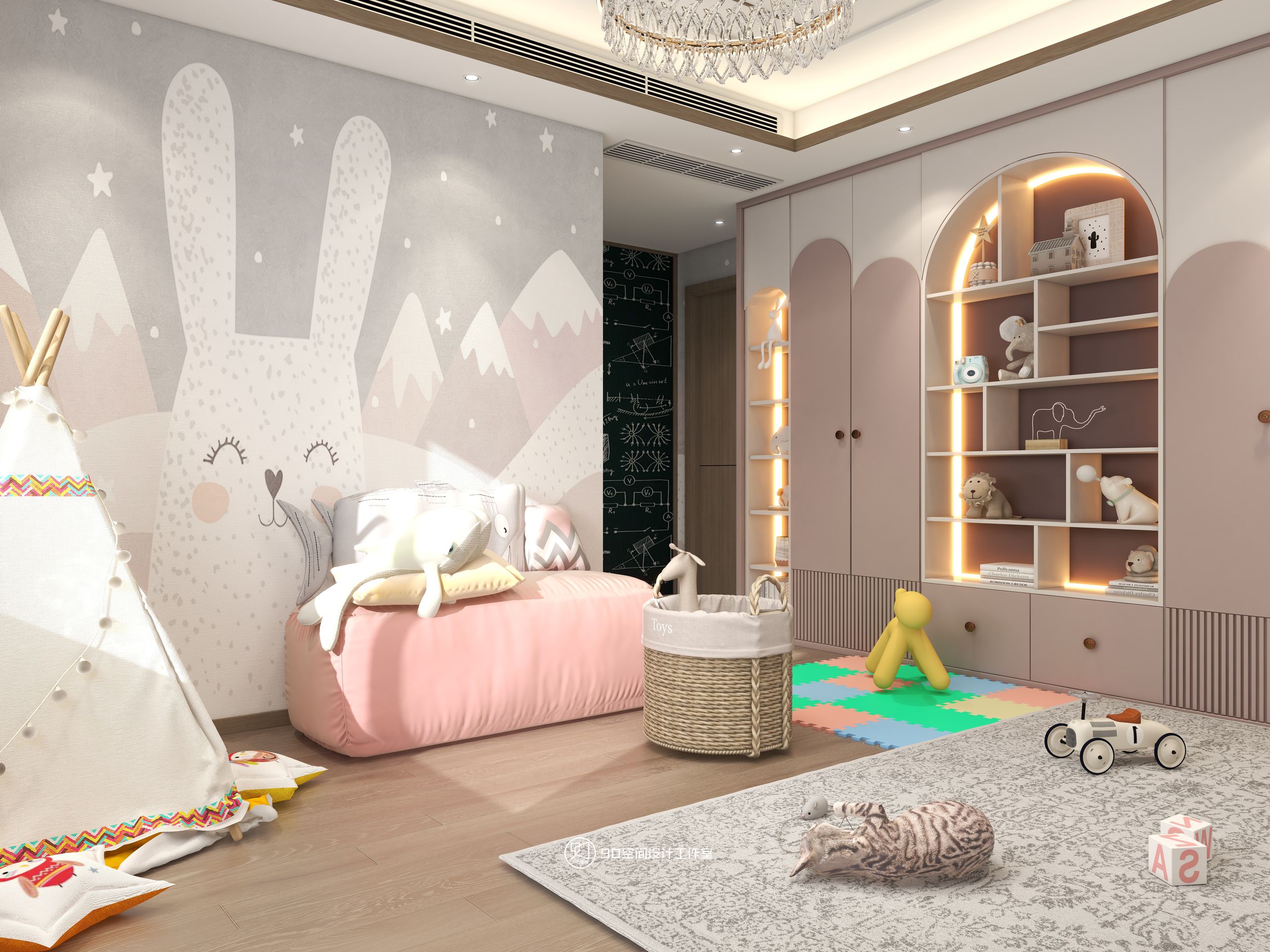 西楼别序新中式风格丨90 空间设计-48