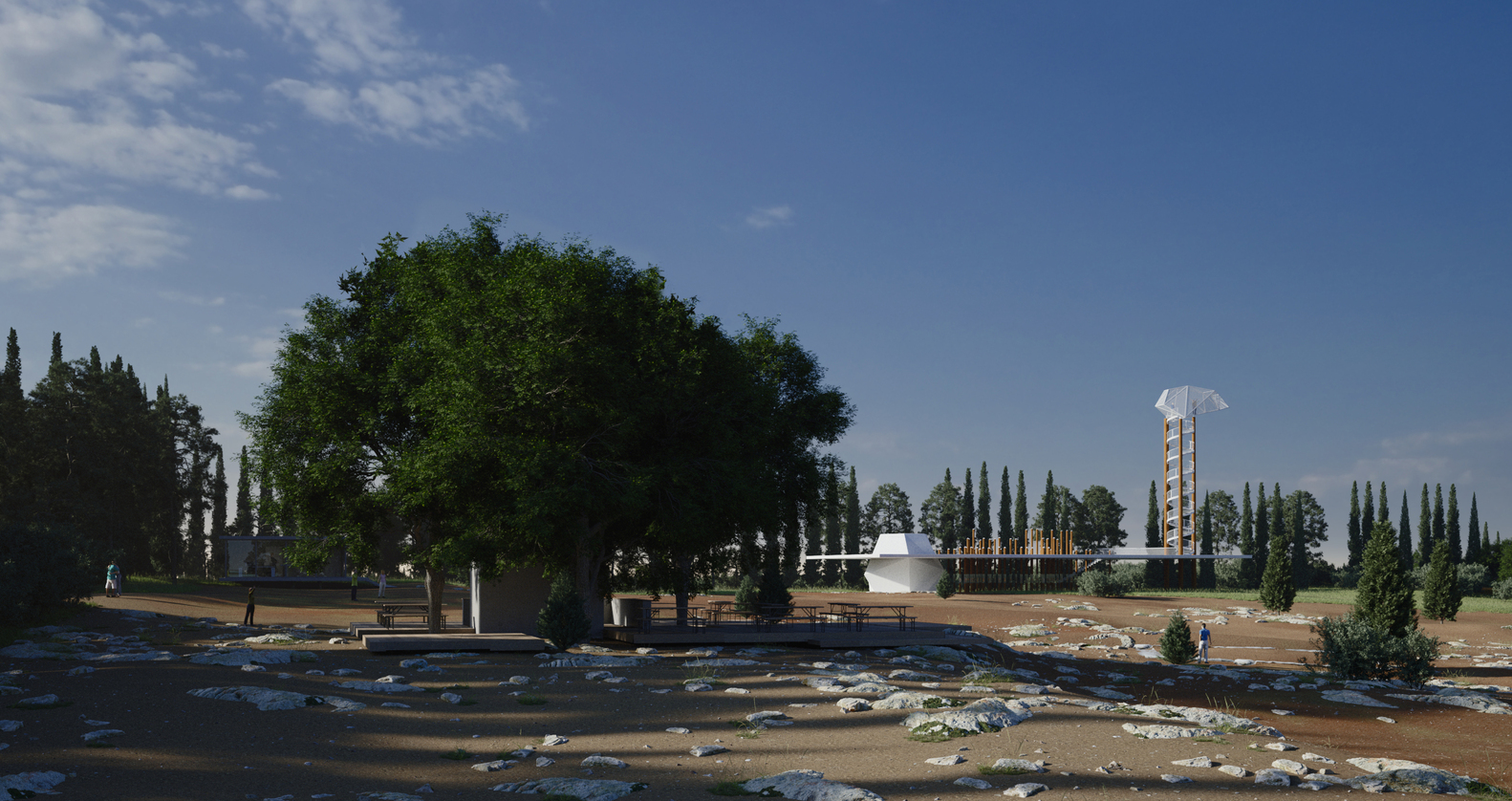 博物馆提案在考顿钢灯柱中展示漂浮的小雕像-50