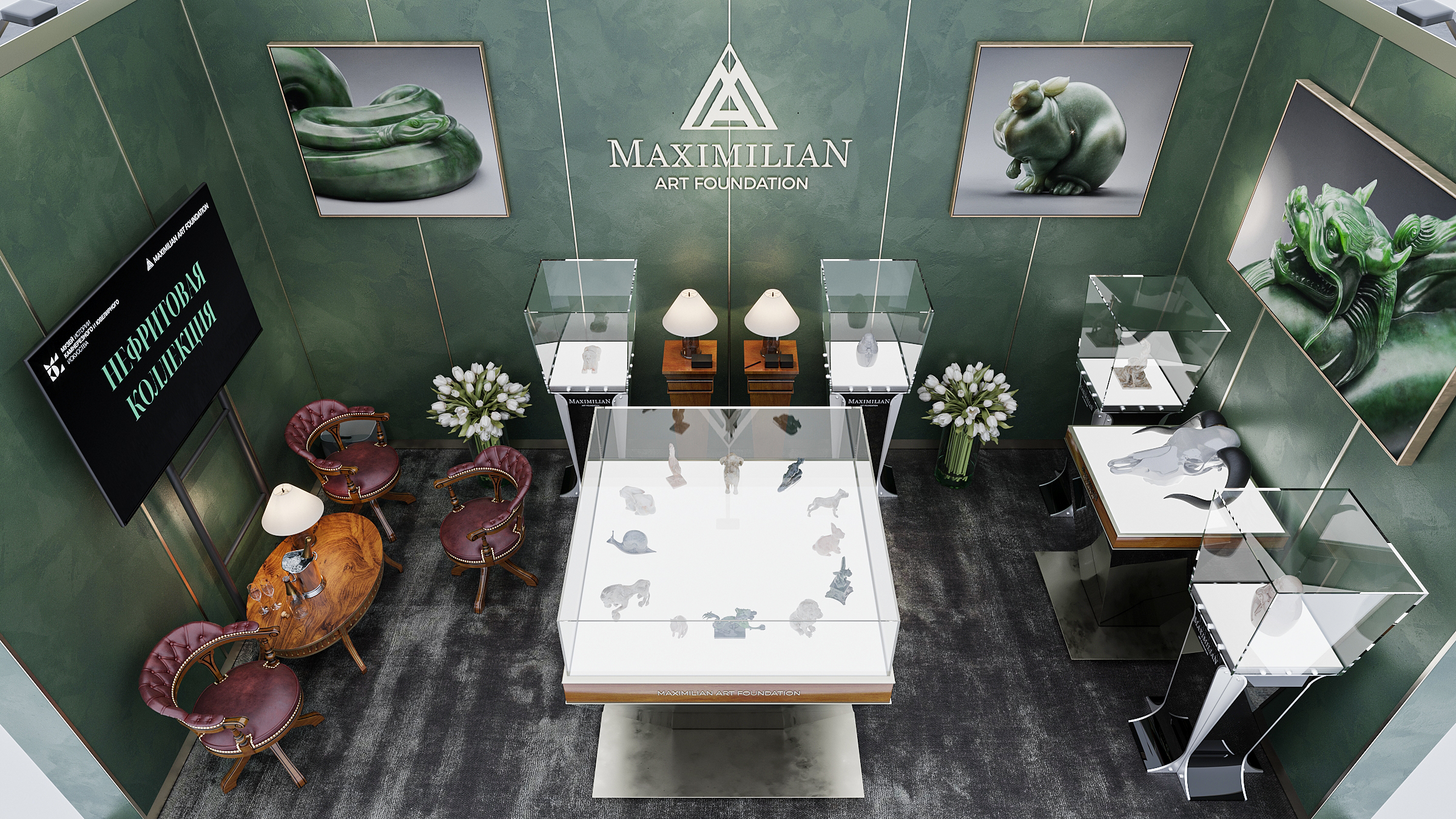 Ma·imilian Art Foundation展览展位丨俄罗斯莫斯科丨ICON desing-10