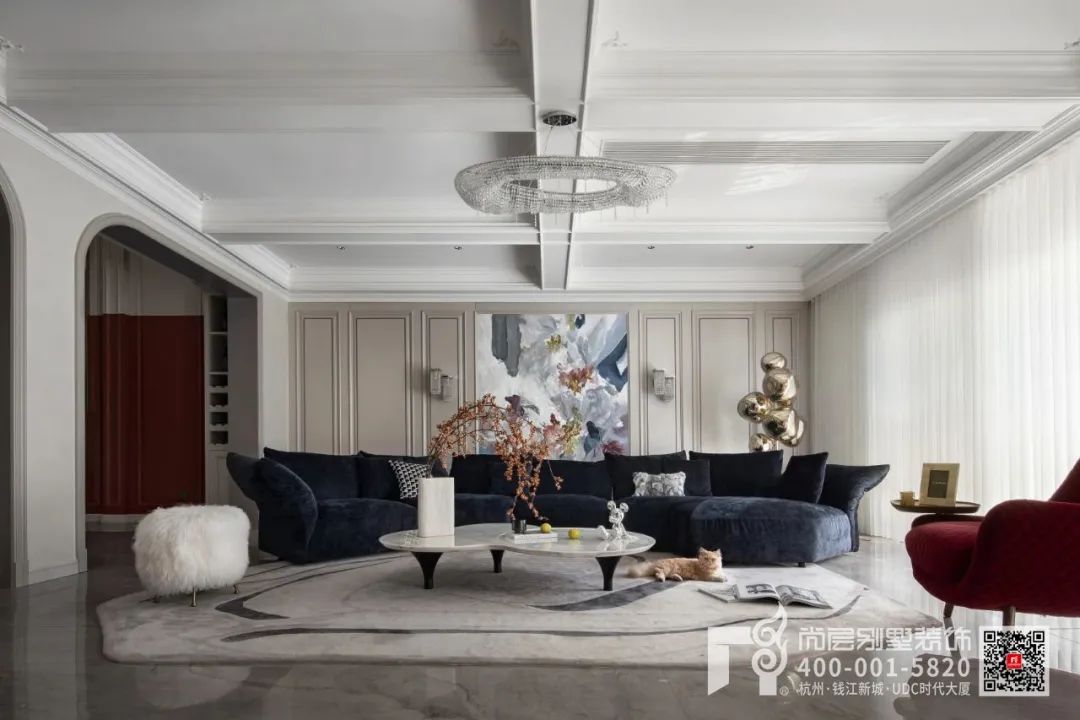 杭州银领时代法式别墅丨中国杭州丨杭州尚层装饰-15