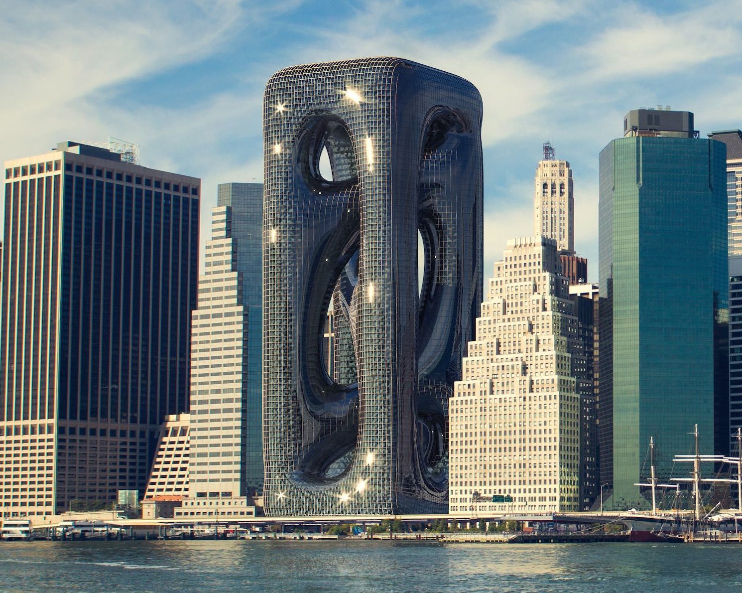 纽约曼哈顿异形大楼设计(Sarcostyle)-14