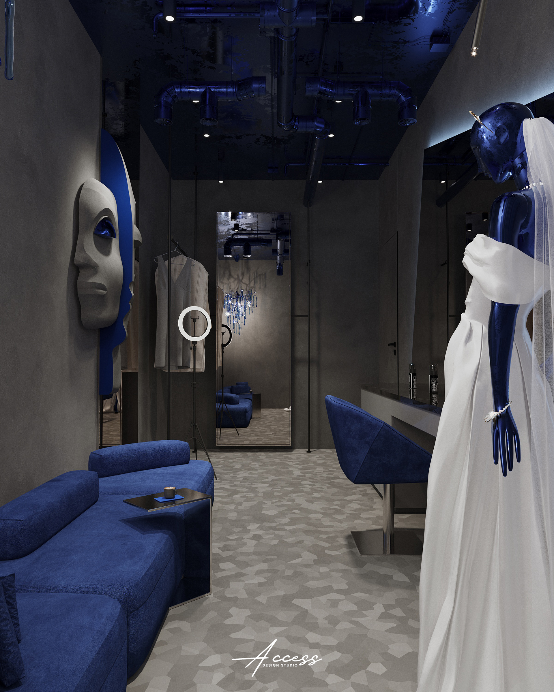 Nawras al Mullahi美容沙龙设计丨Access Design-42