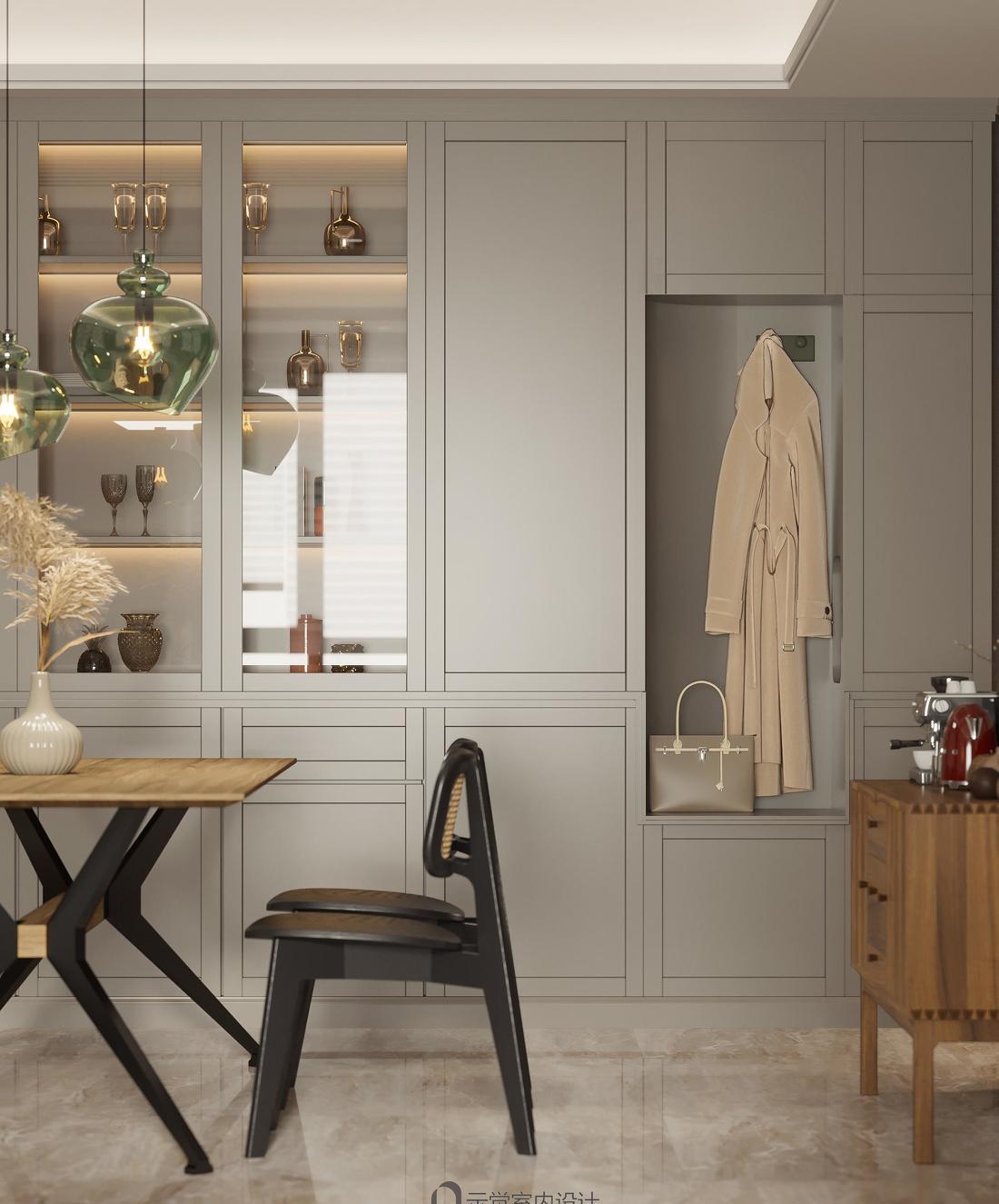 南京西路大平层法式清新精致女孩住宅设计丨中国南京-7