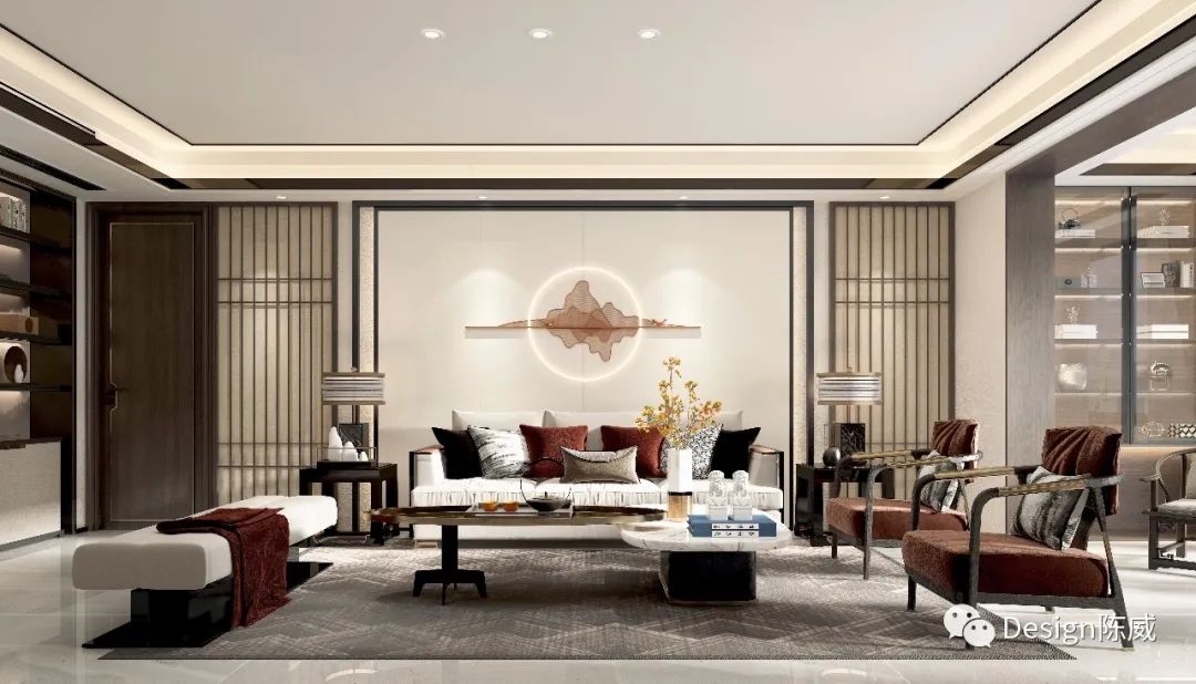陈威设计『三江·匯』 | 轻奢新中式，优雅与质感的完美结合-77