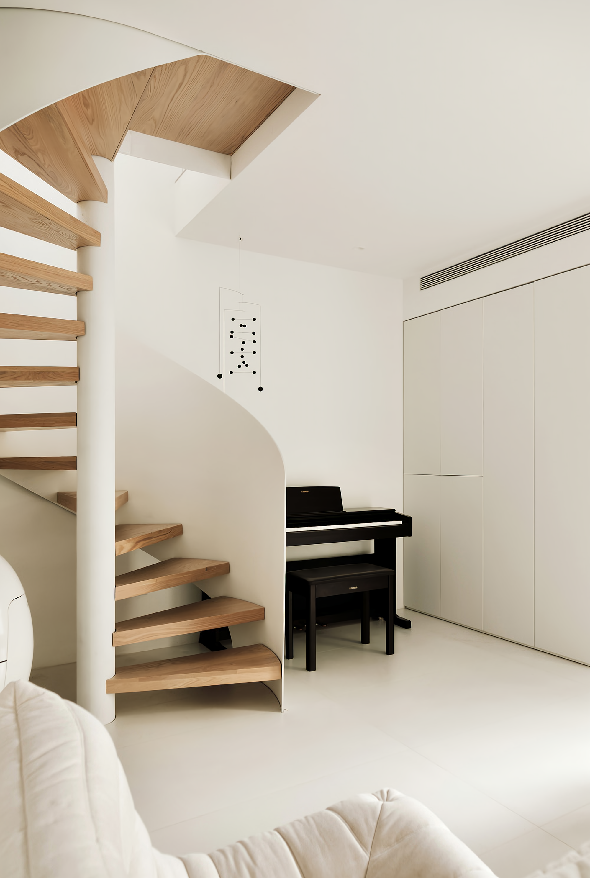 旋转楼梯的家丨中国北京丨NOTHING DESIGN-11