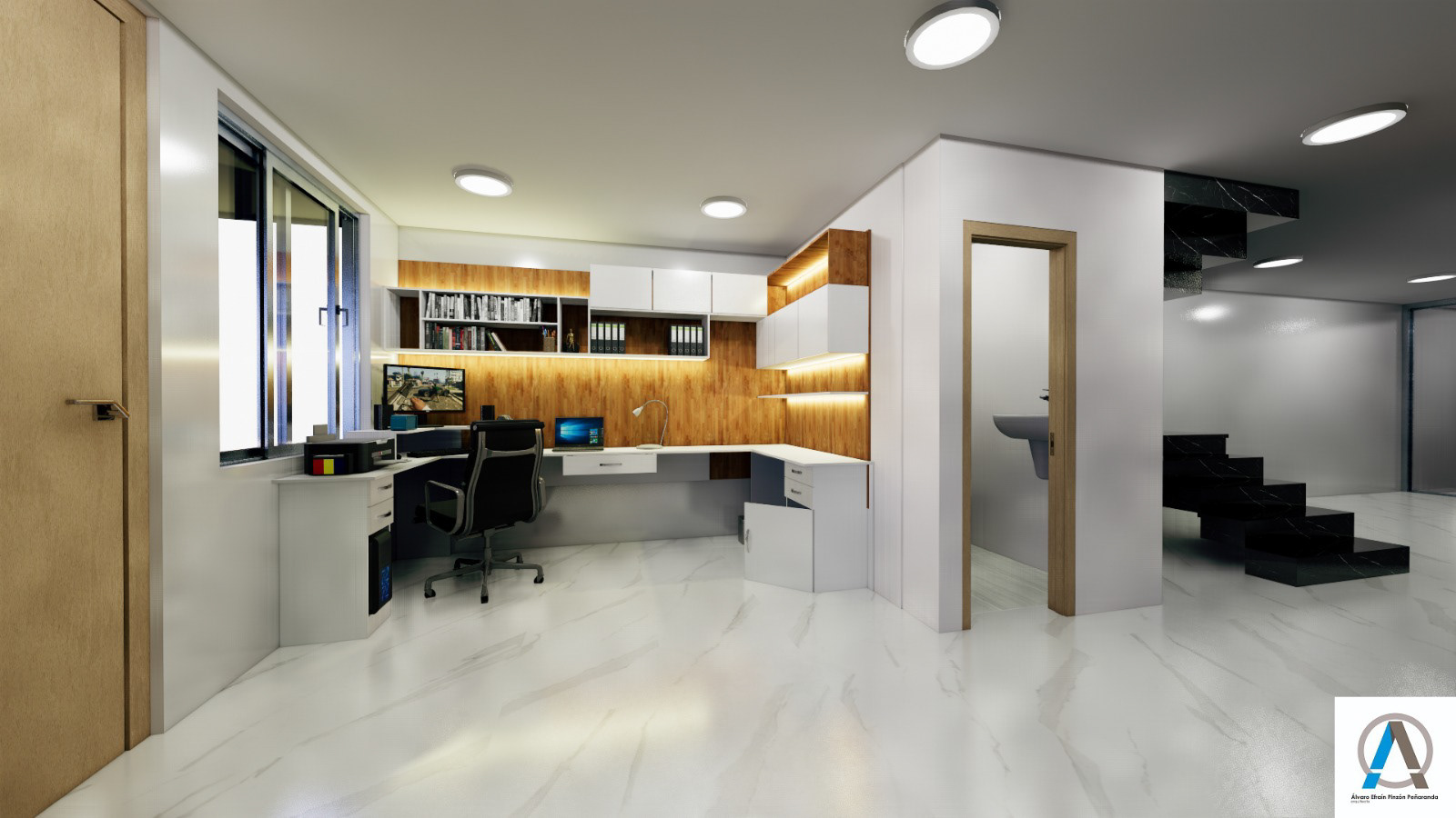 DISEÑO ARQUITECTONICO VIVIENDA DE 2 PISOS-7