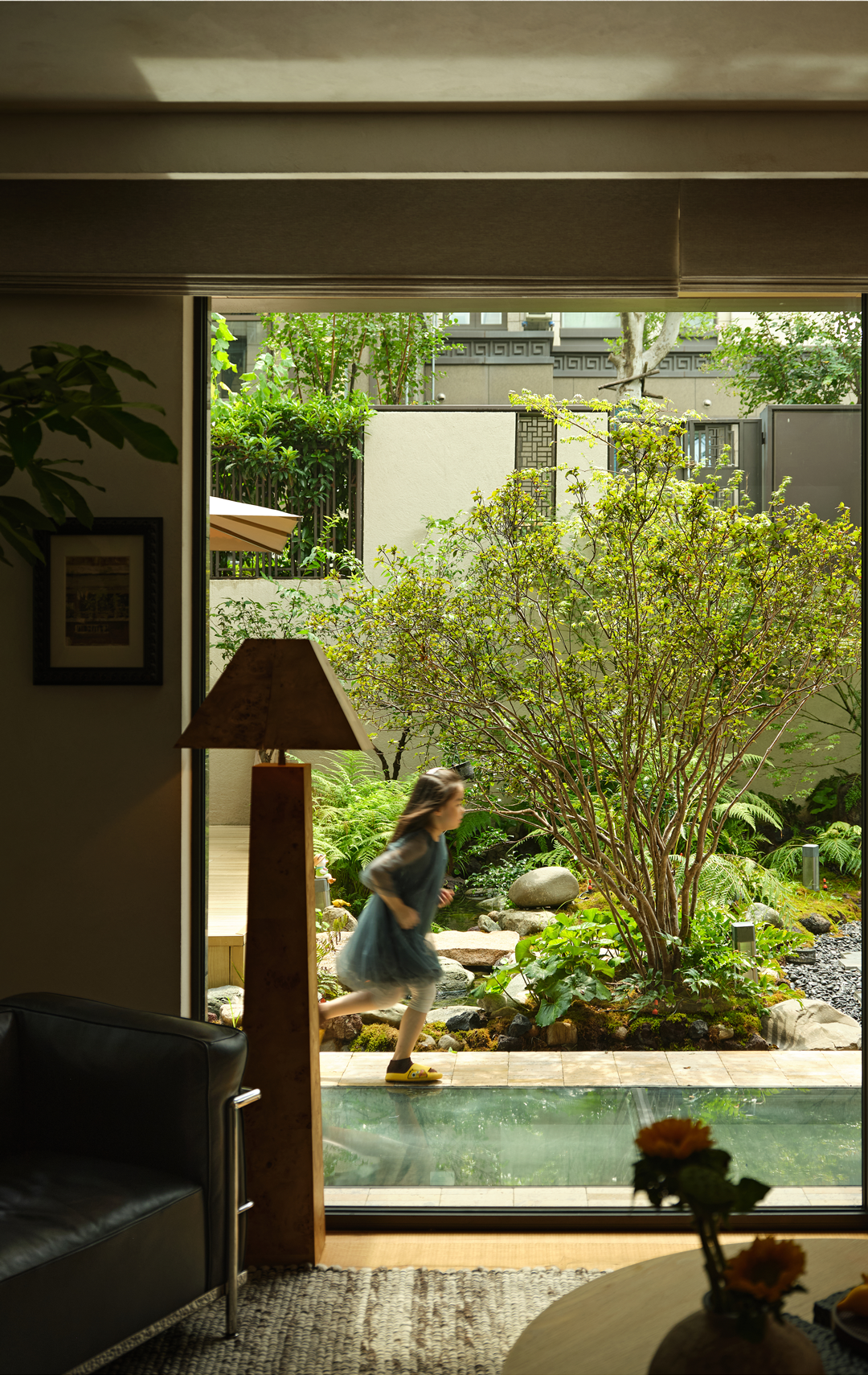 新作｜莲空间设计  陈熠350㎡自宅，让自然生长在生活的每个维度-5