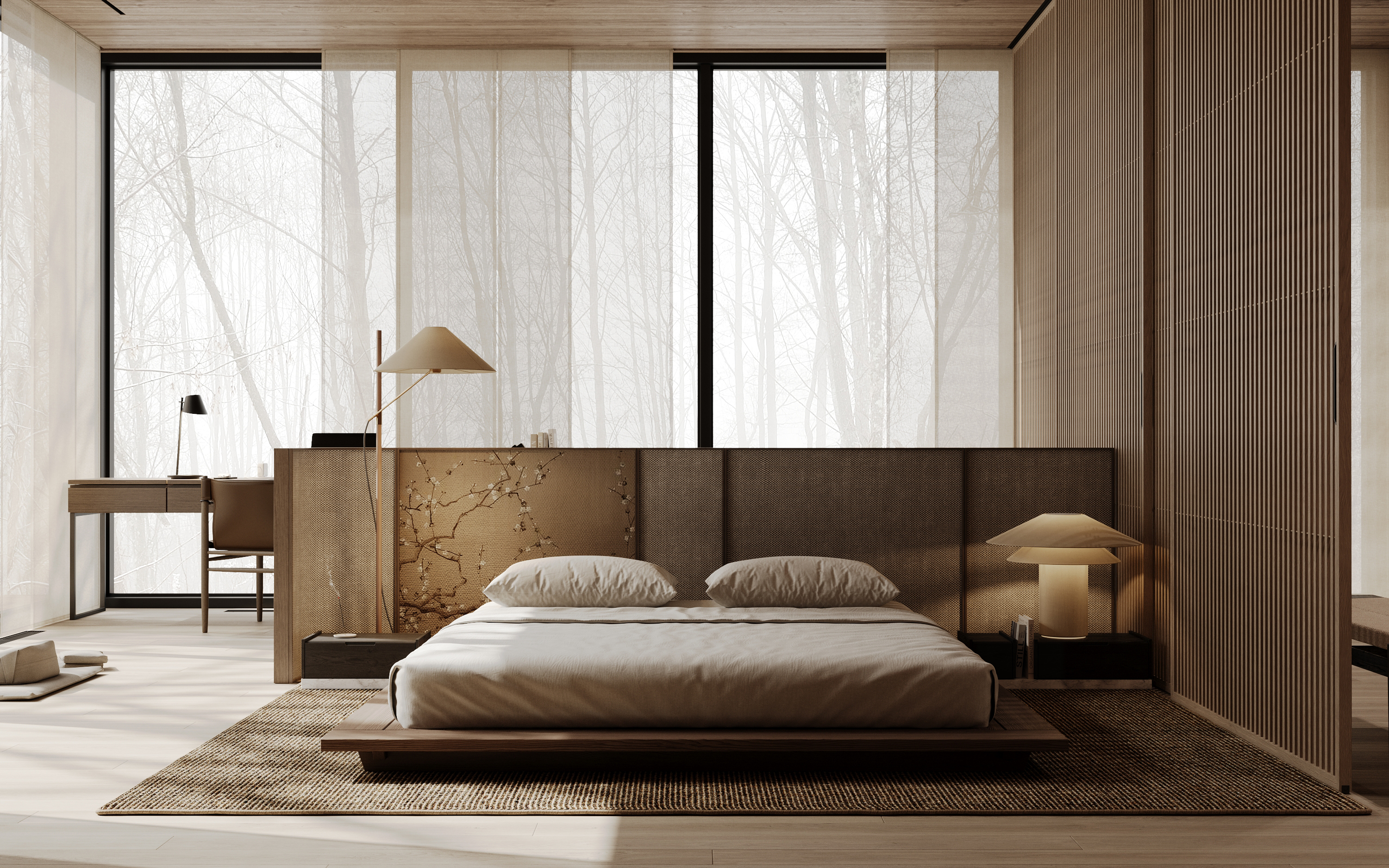 日式北欧风卧室概念丨CGQuasar-3