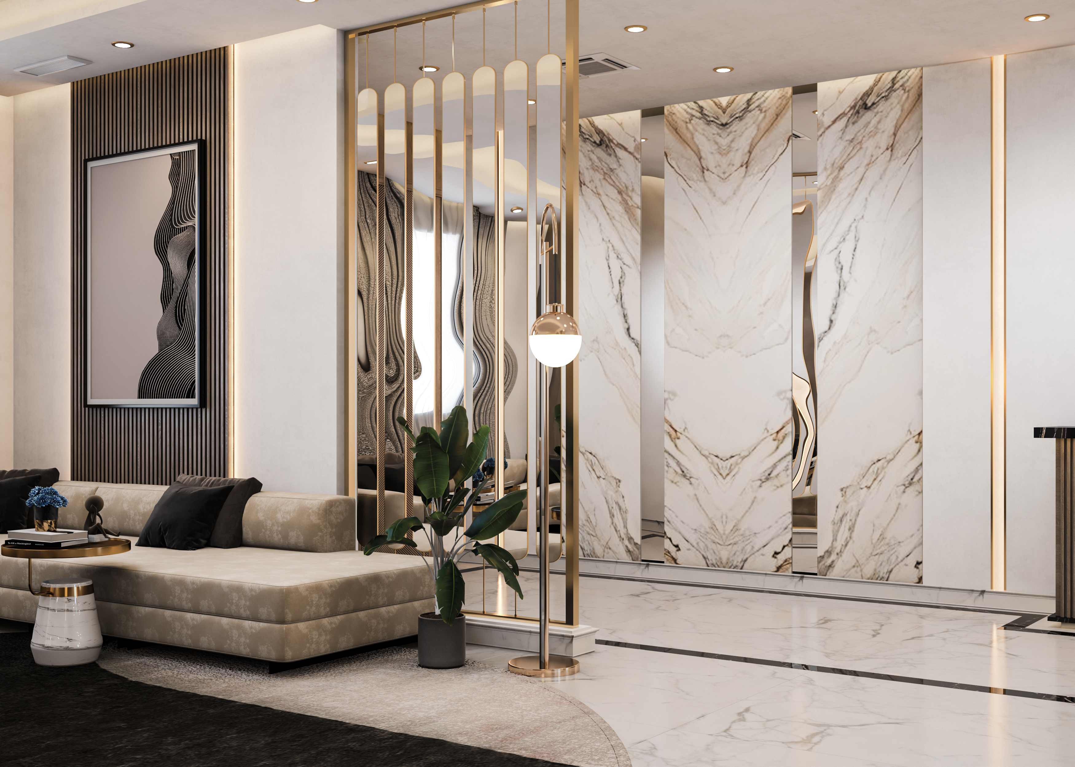 Designing a reception hall in Kuwait-18