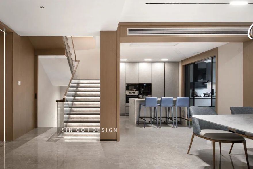 世茂湖滨现代温馨之家丨星杰国际设计-34