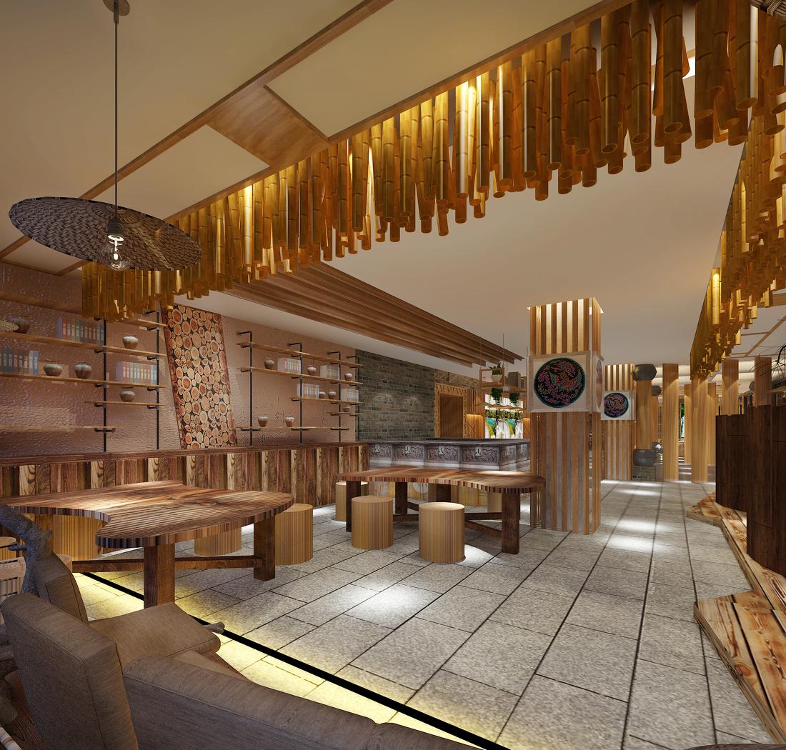 贵州小七孔布依风情民宿设计-18