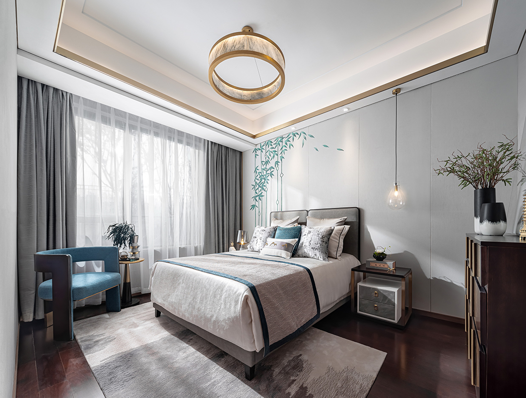 蓝光·雍锦湾中式雅奢样板房，演绎现代东方美学-45