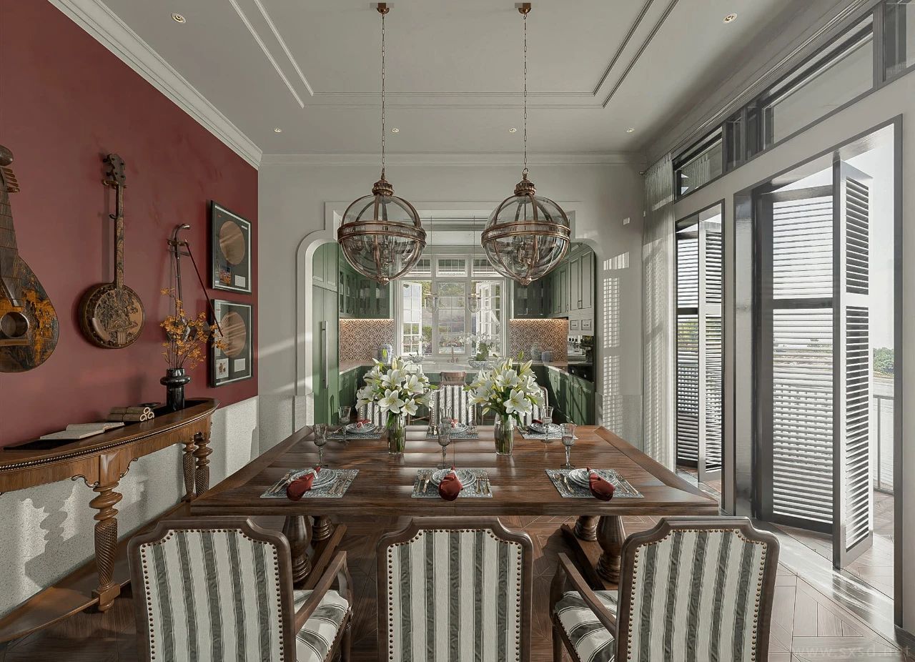 南洋复古风设计-103