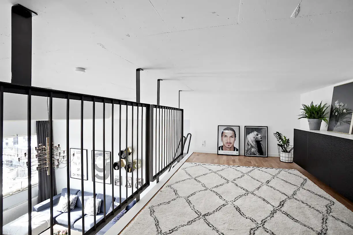 "瑞典工业建筑改造海景复式公寓"-15