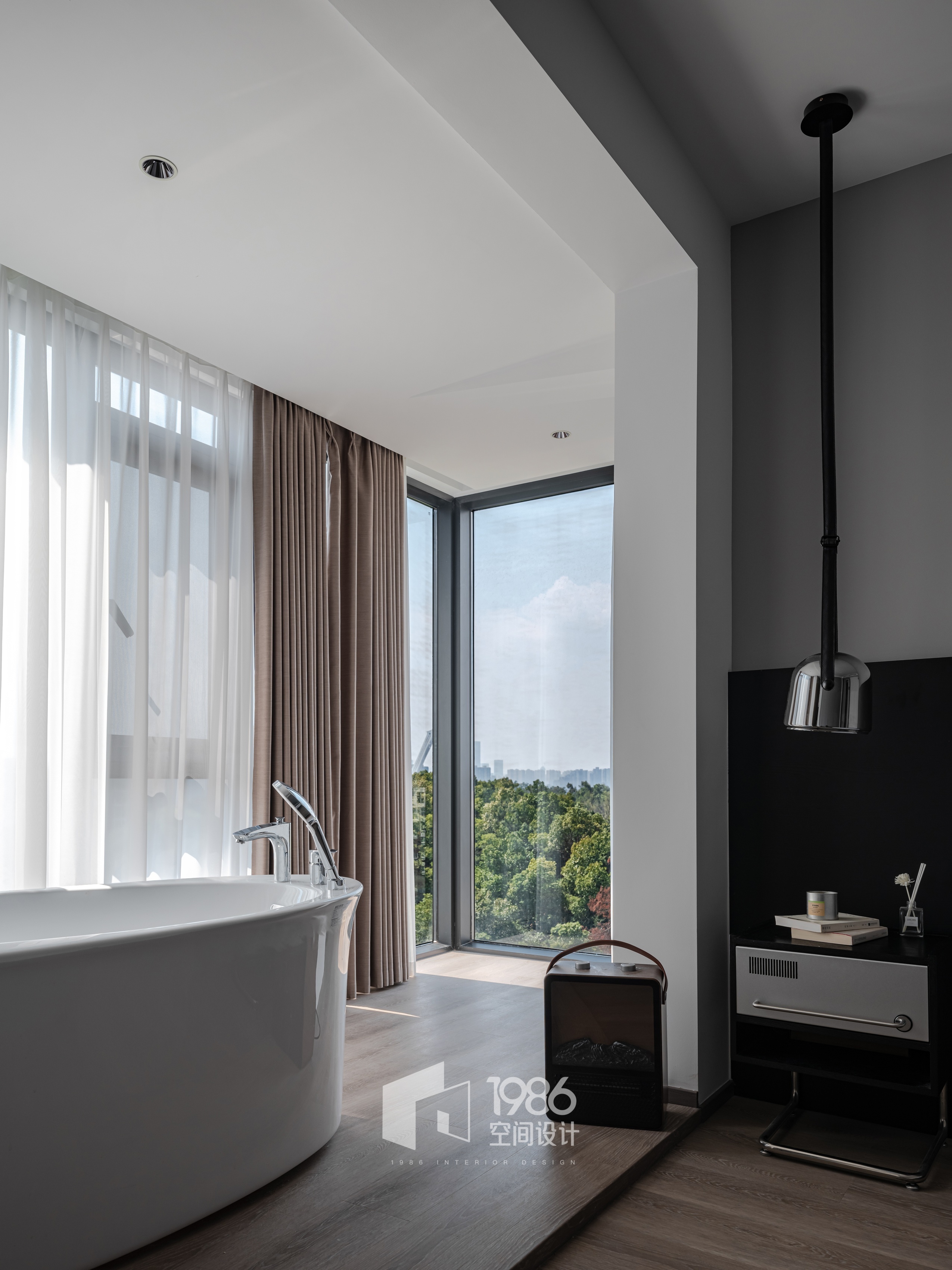 1986设计｜无界之境  海归的治愈系乌托邦丨中国长沙丨1986空间设计-16